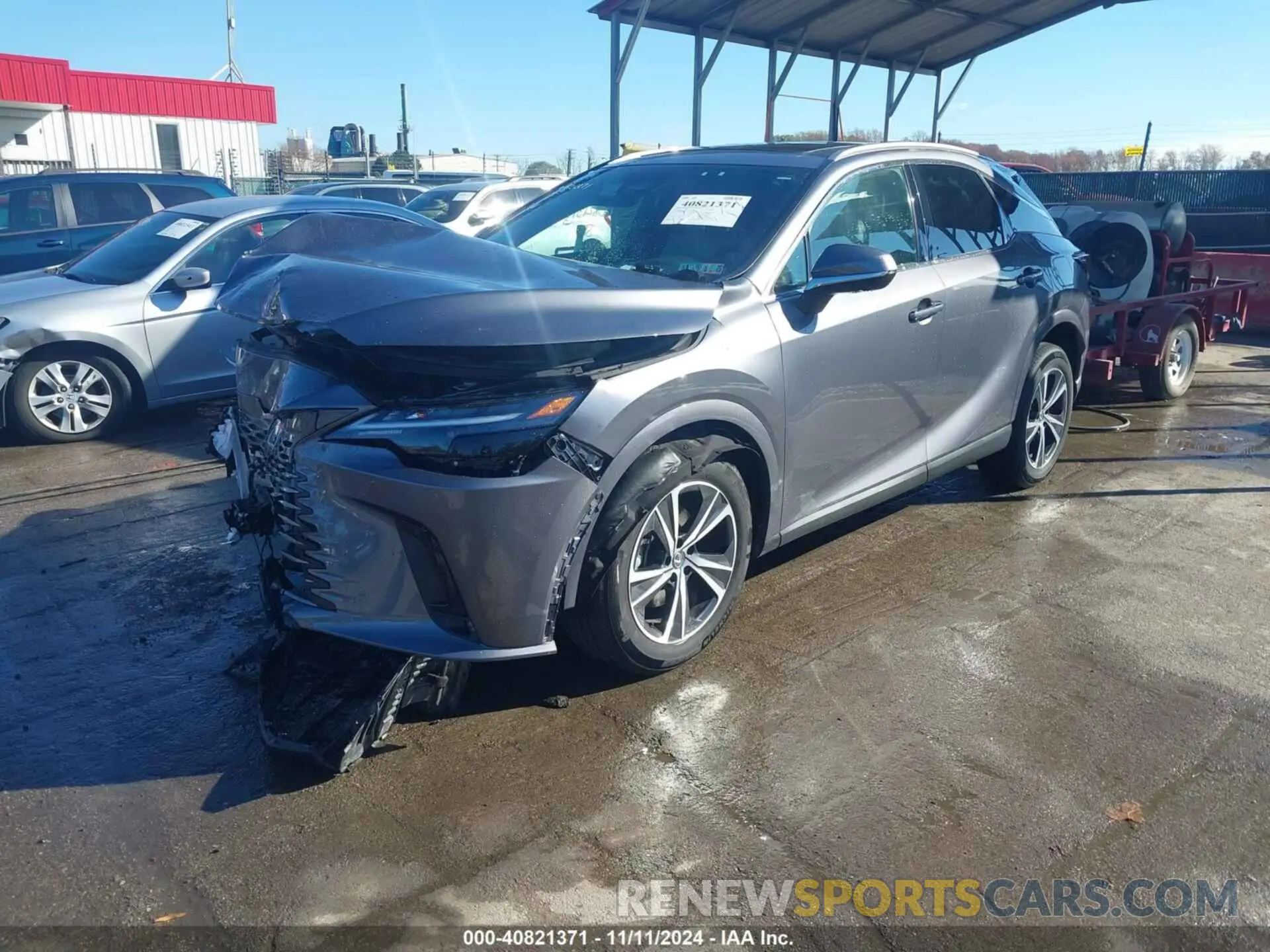 2 Photograph of a damaged car 2T2BBMCA7PC014813 LEXUS RX 350H 2023