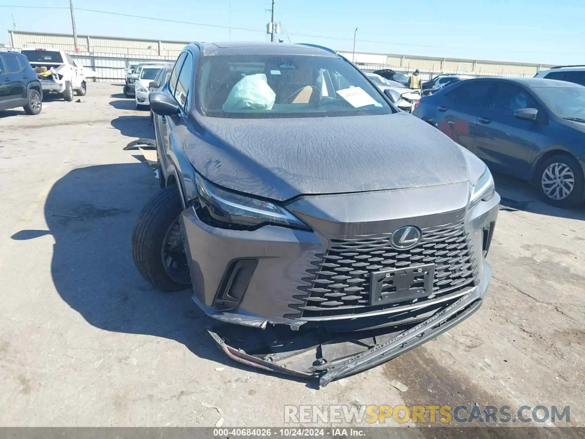 1 Photograph of a damaged car 2T2BBMCA8PC017736 LEXUS RX 350H 2023