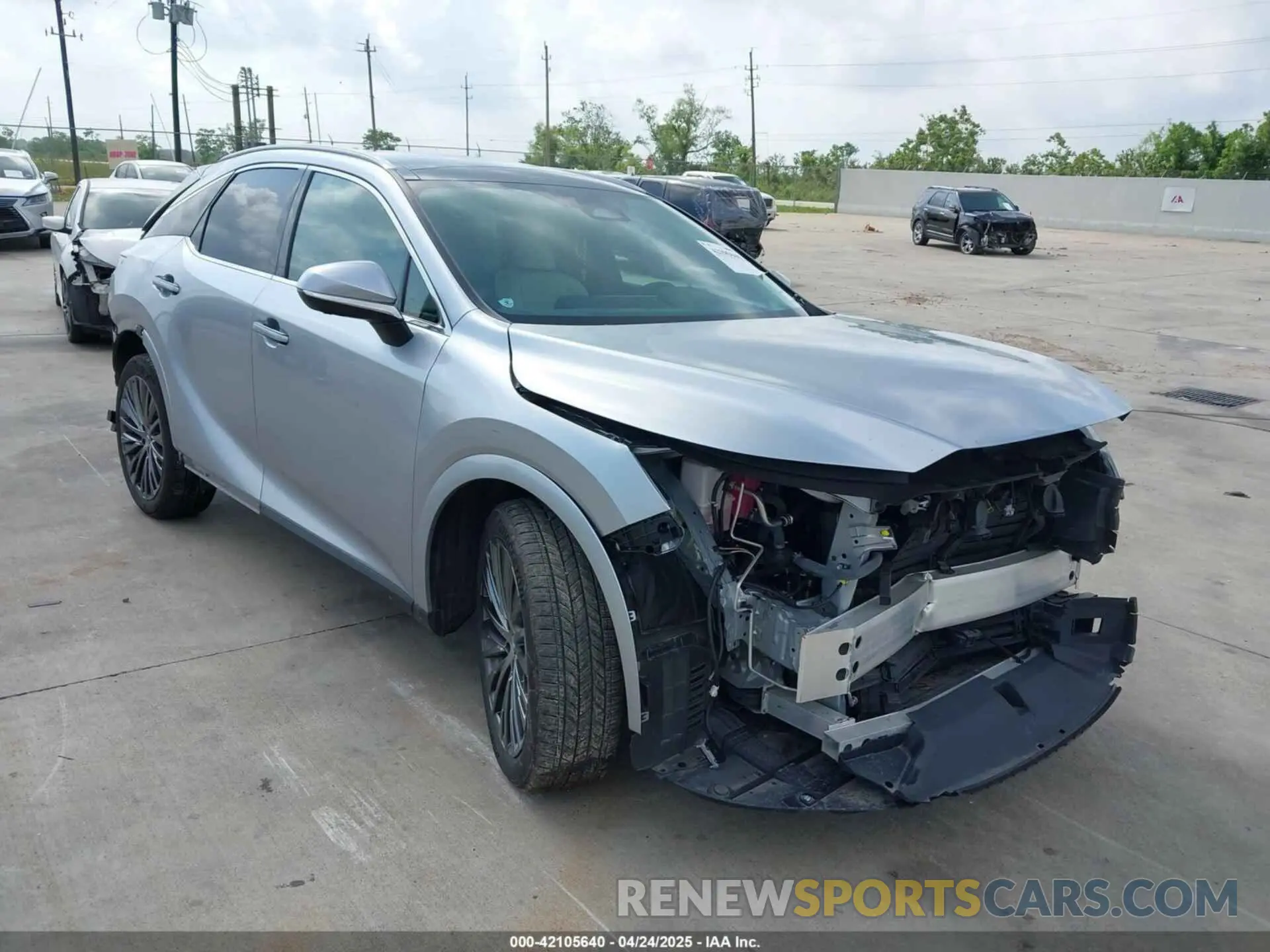 1 Photograph of a damaged car 2T2BBMCA8PC022516 LEXUS RX 350H 2023