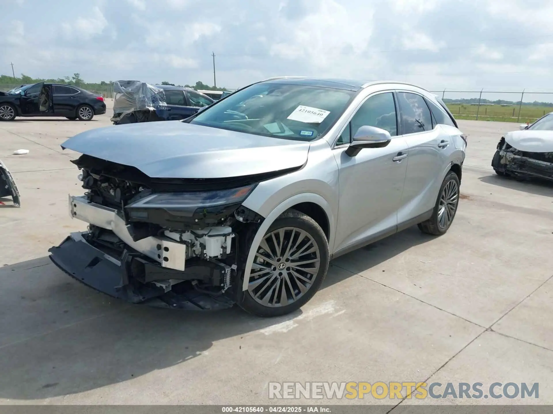 2 Photograph of a damaged car 2T2BBMCA8PC022516 LEXUS RX 350H 2023