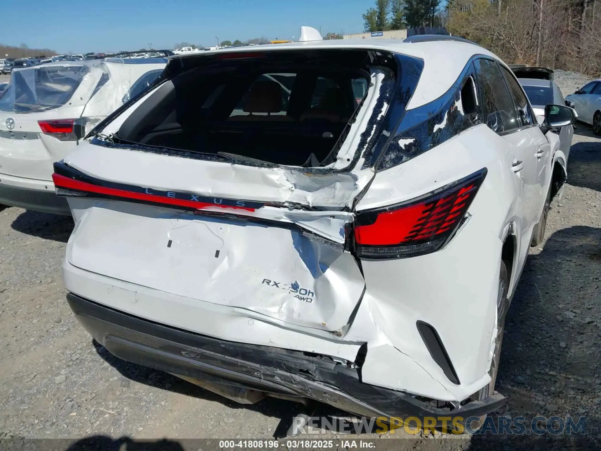 6 Photograph of a damaged car 2T2BBMCA3RC042983 LEXUS RX 350H 2024
