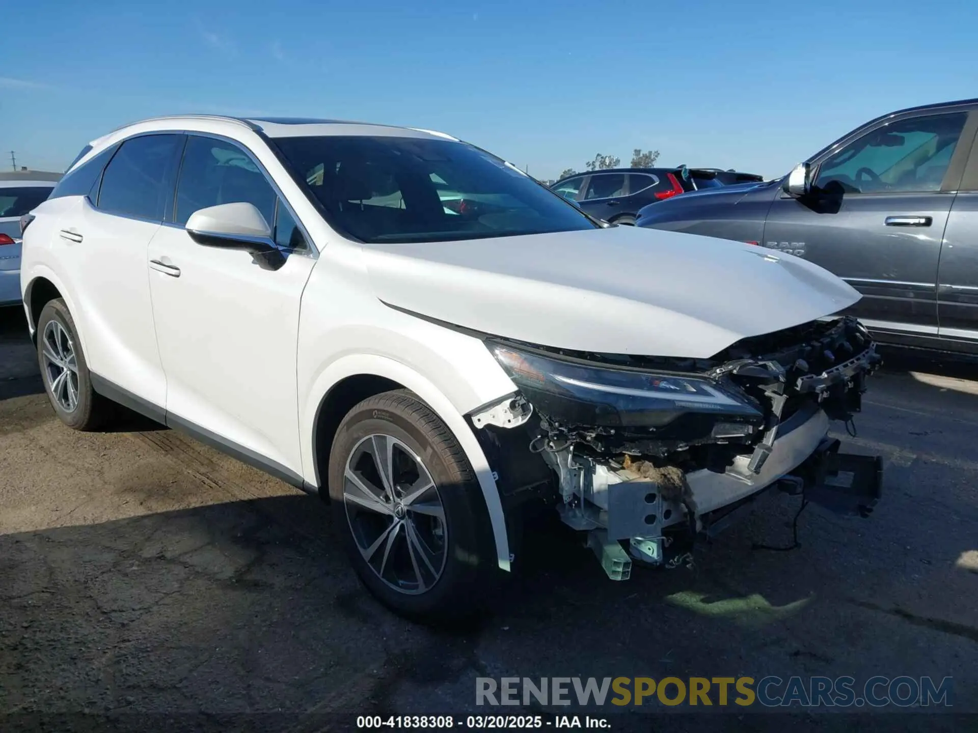 1 Photograph of a damaged car 2T2BBMCA4RC025397 LEXUS RX 350H 2024