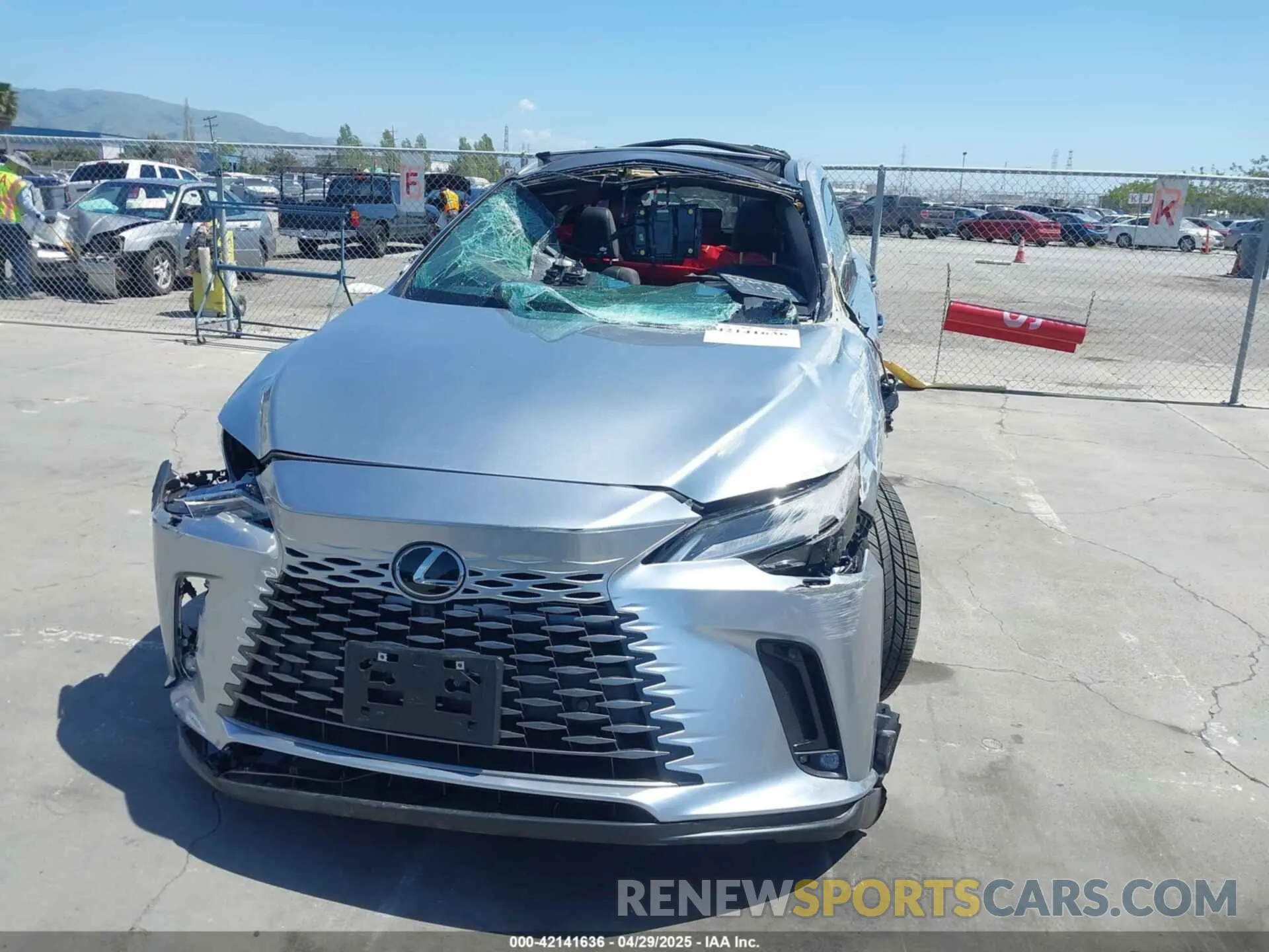 6 Photograph of a damaged car 2T2BBMCA7RC048589 LEXUS RX 350H 2024