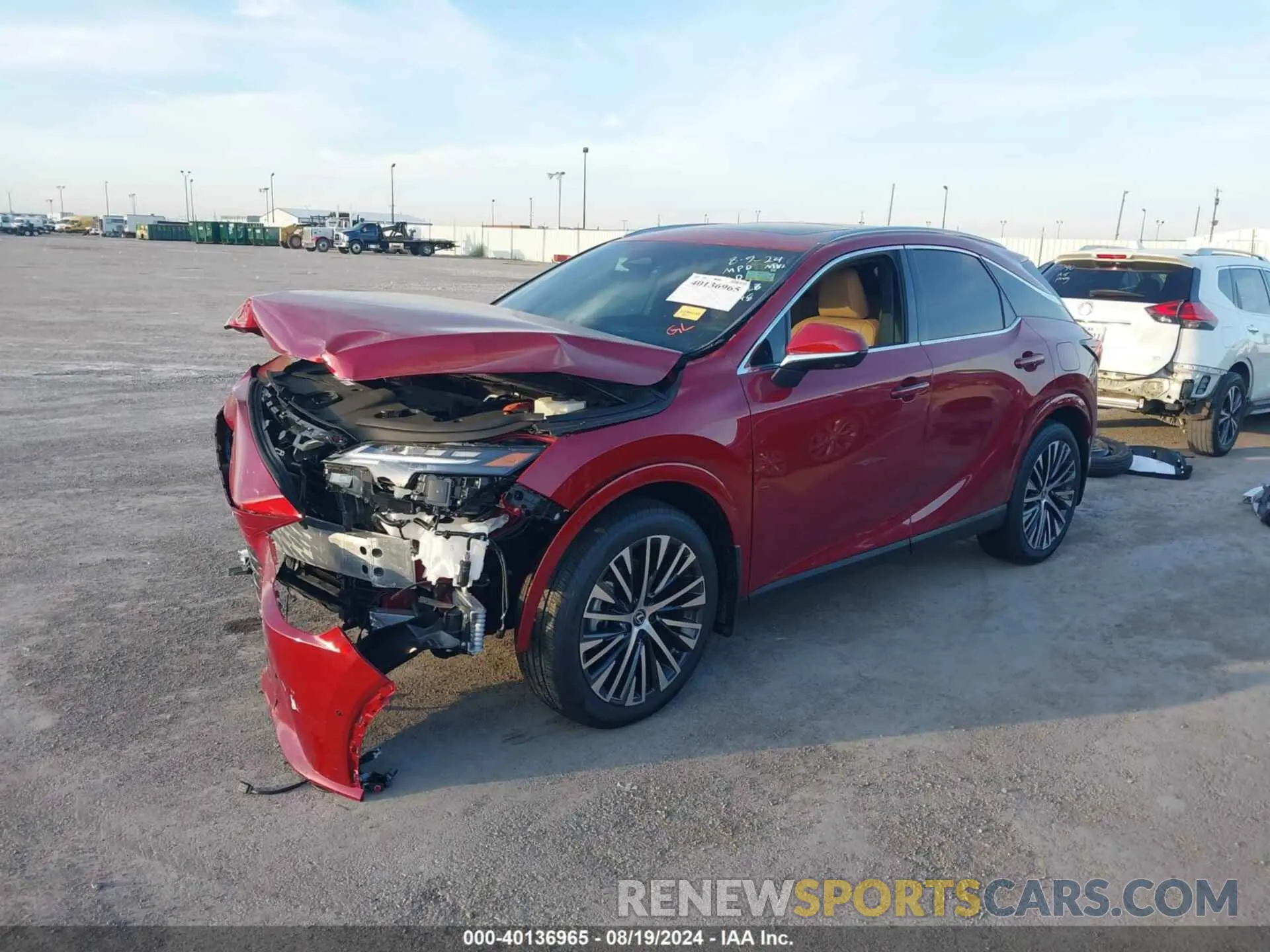 2 Photograph of a damaged car 2T2BBMCA7RC050116 LEXUS RX 350H 2024