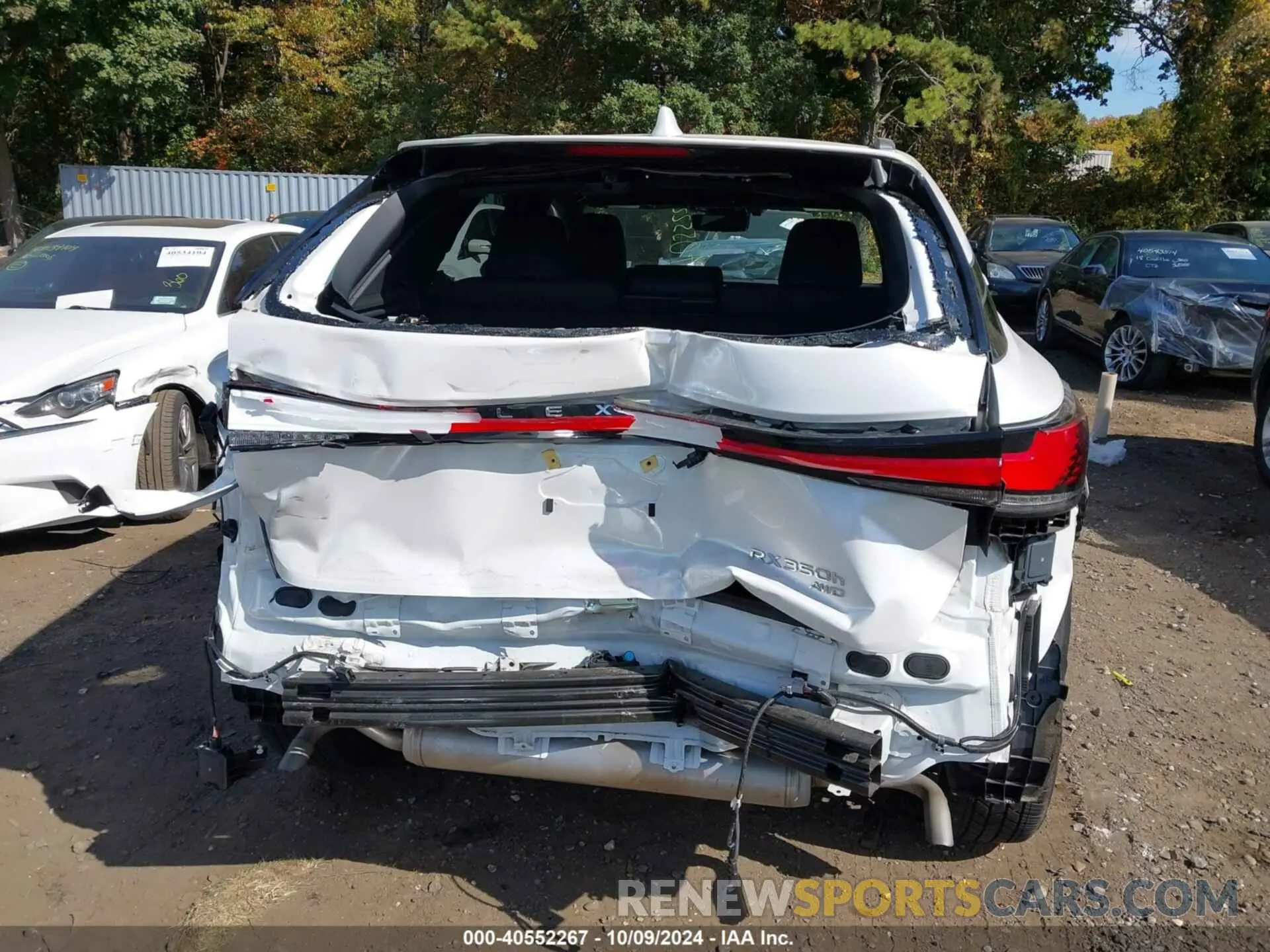 17 Photograph of a damaged car 2T2BBMCA8RC026648 LEXUS RX 350H 2024
