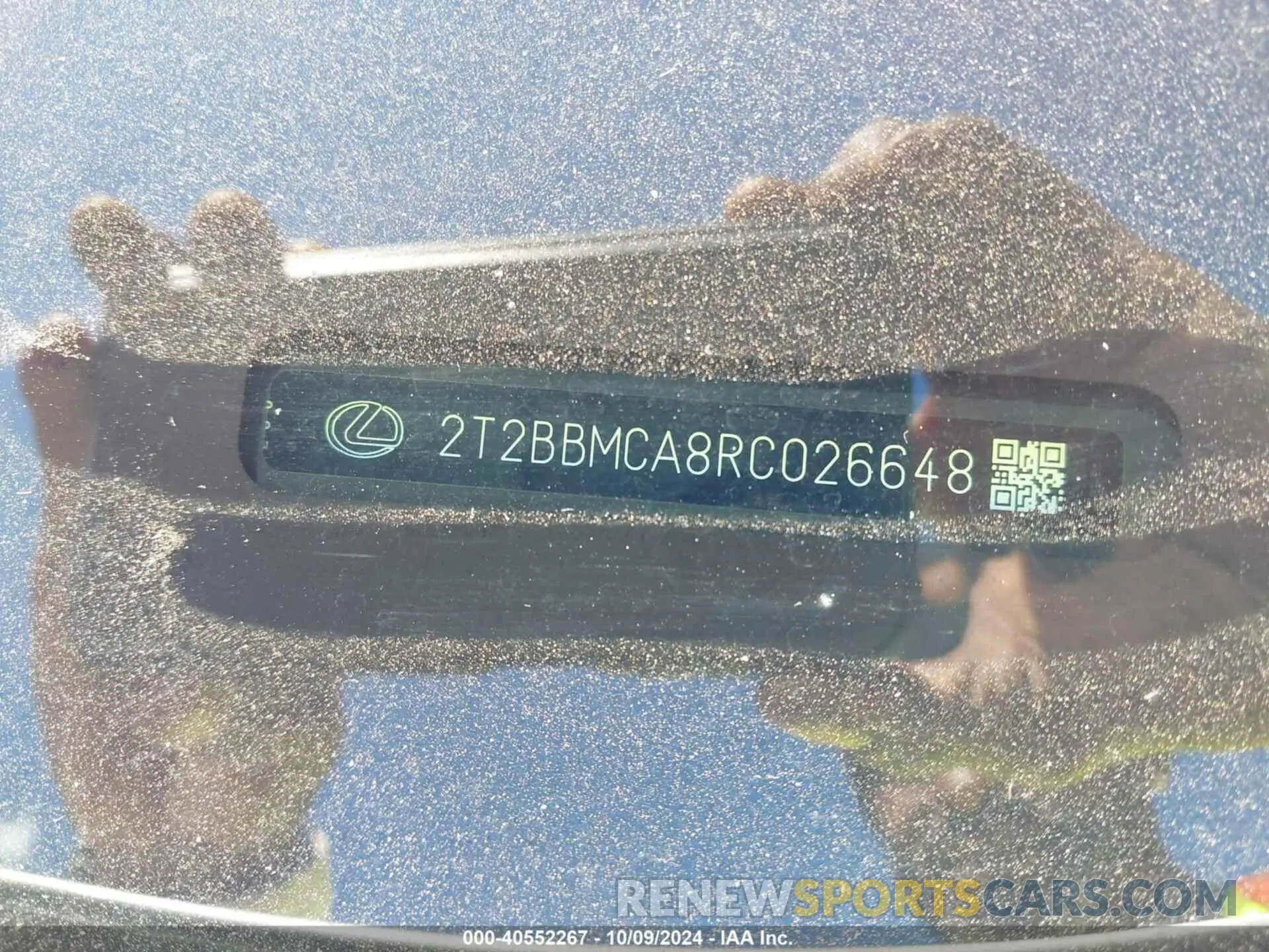 18 Photograph of a damaged car 2T2BBMCA8RC026648 LEXUS RX 350H 2024