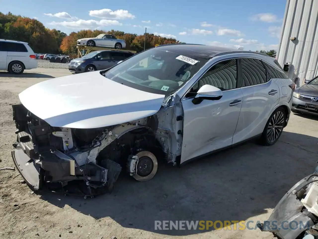 1 Photograph of a damaged car 2T2BBMCA0PC009677 LEXUS RX 350H BA 2023
