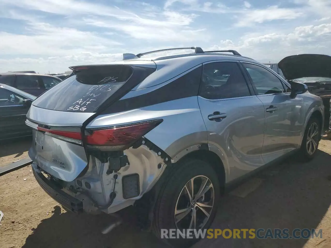 3 Photograph of a damaged car 2T2BBMCA1PC001300 LEXUS RX 350H BA 2023