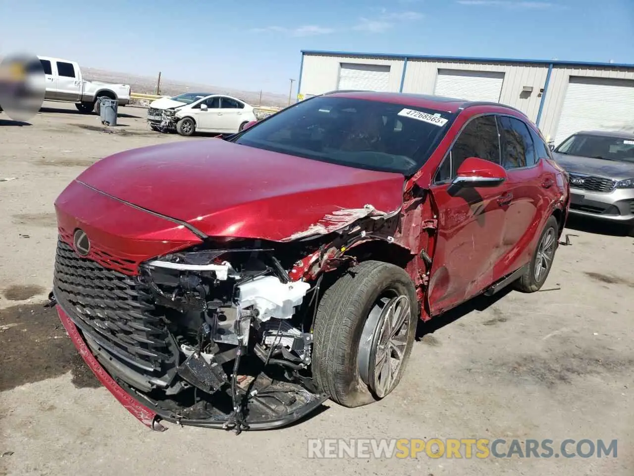 1 Photograph of a damaged car 2T2BBMCA5RC048221 LEXUS RX 350H BA 2024