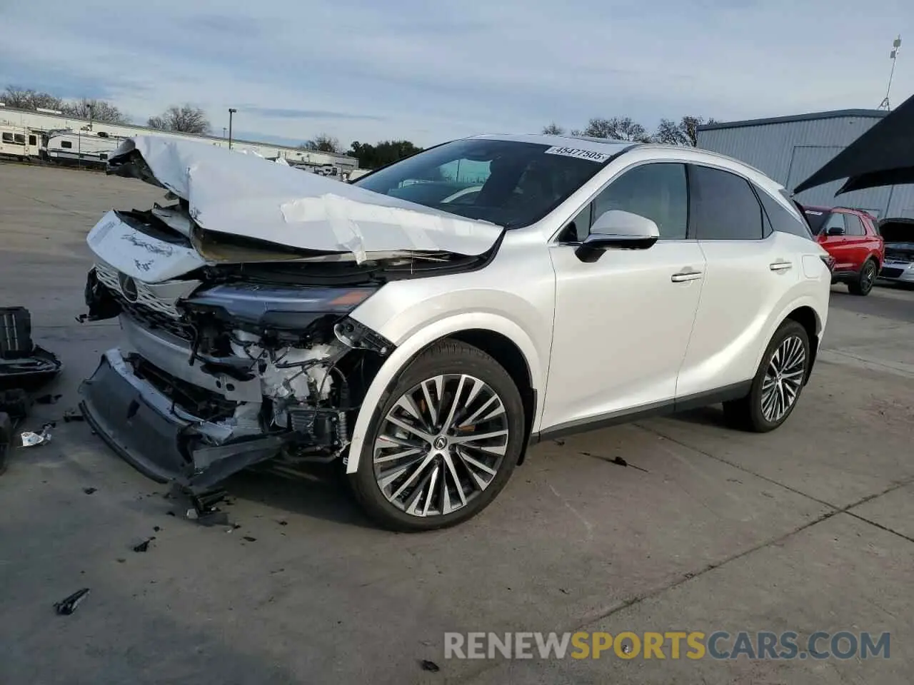 1 Photograph of a damaged car 2T2BBMCAXRC058629 LEXUS RX 350H BA 2024