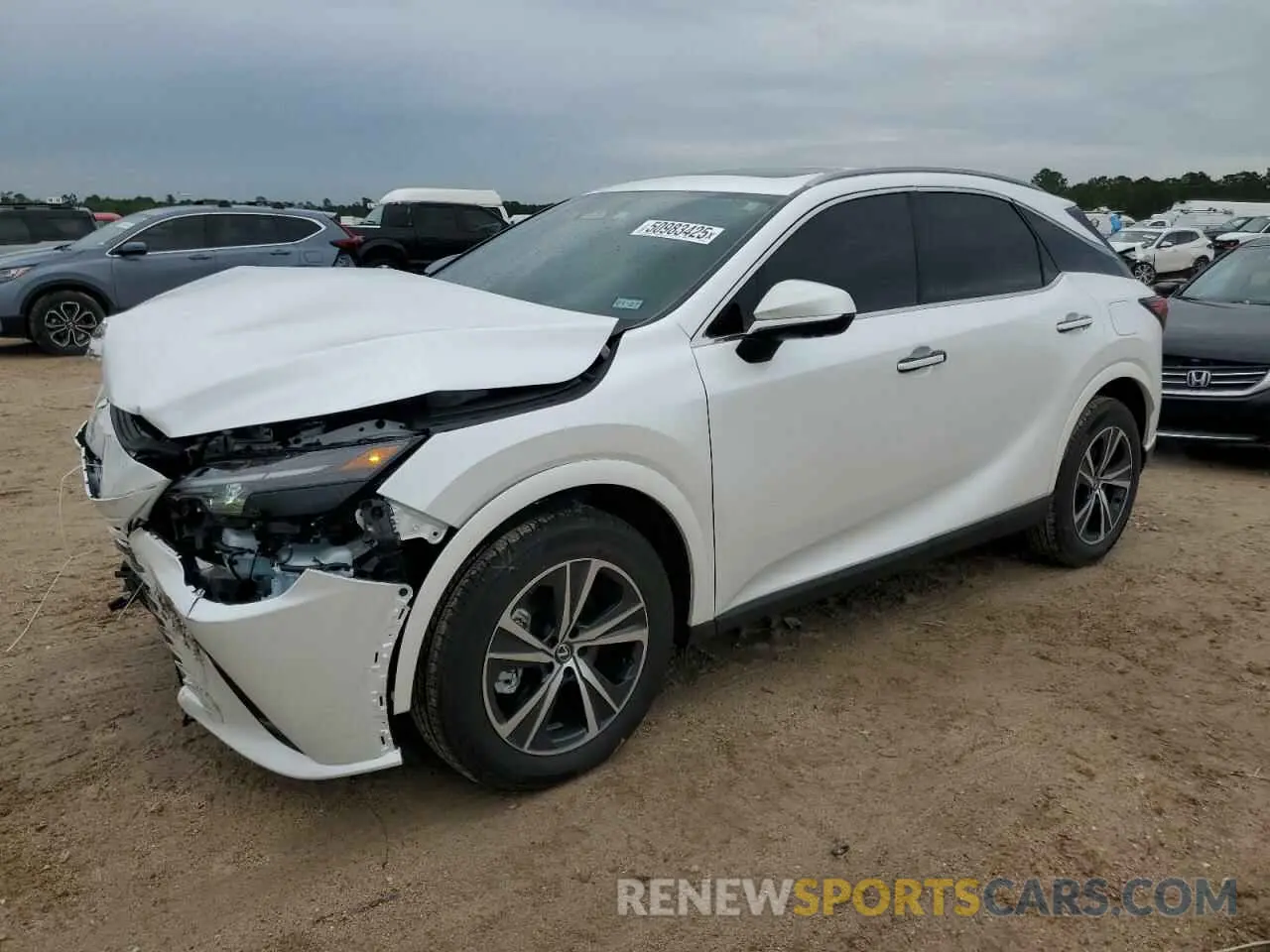 1 Photograph of a damaged car 2T2BBMCA5SC073948 LEXUS RX 350H BA 2025