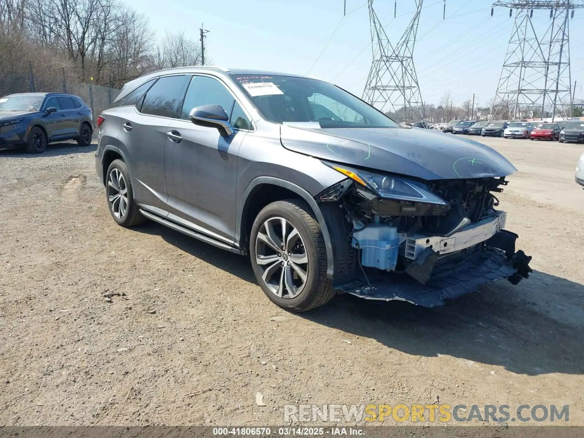 1 Photograph of a damaged car JTJDZKCA2K2018219 LEXUS RX 350L 2019