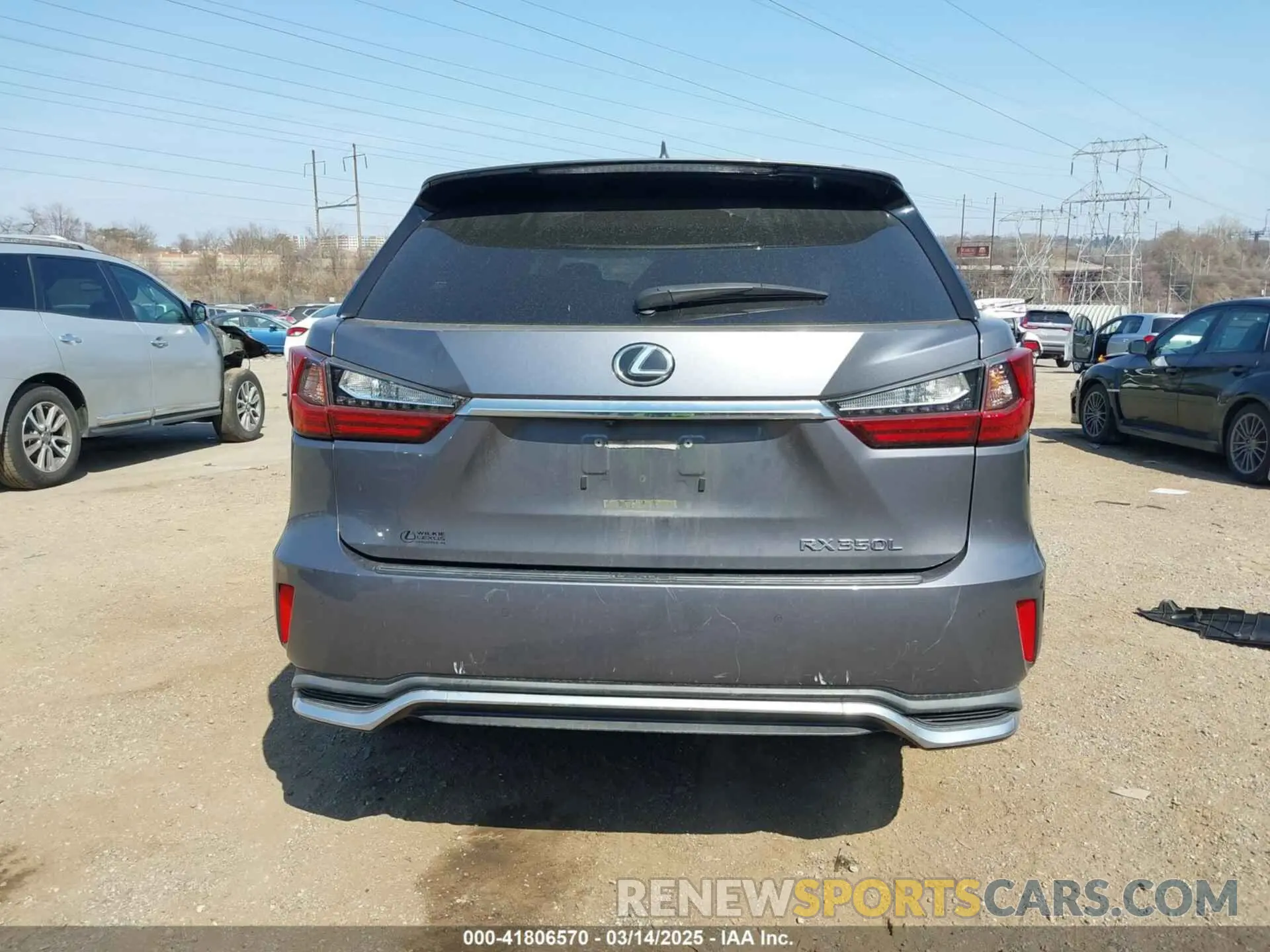 17 Photograph of a damaged car JTJDZKCA2K2018219 LEXUS RX 350L 2019