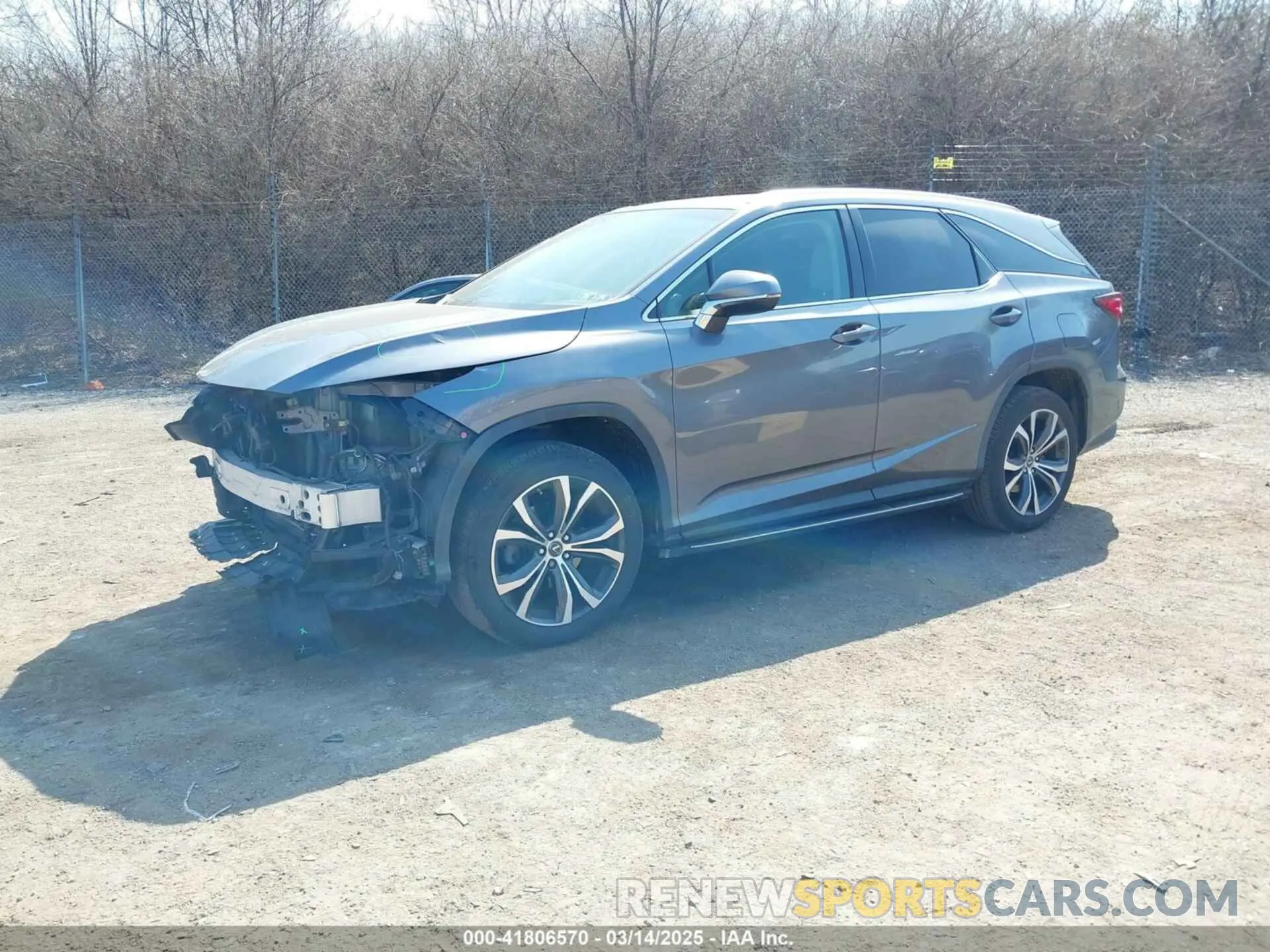 2 Photograph of a damaged car JTJDZKCA2K2018219 LEXUS RX 350L 2019