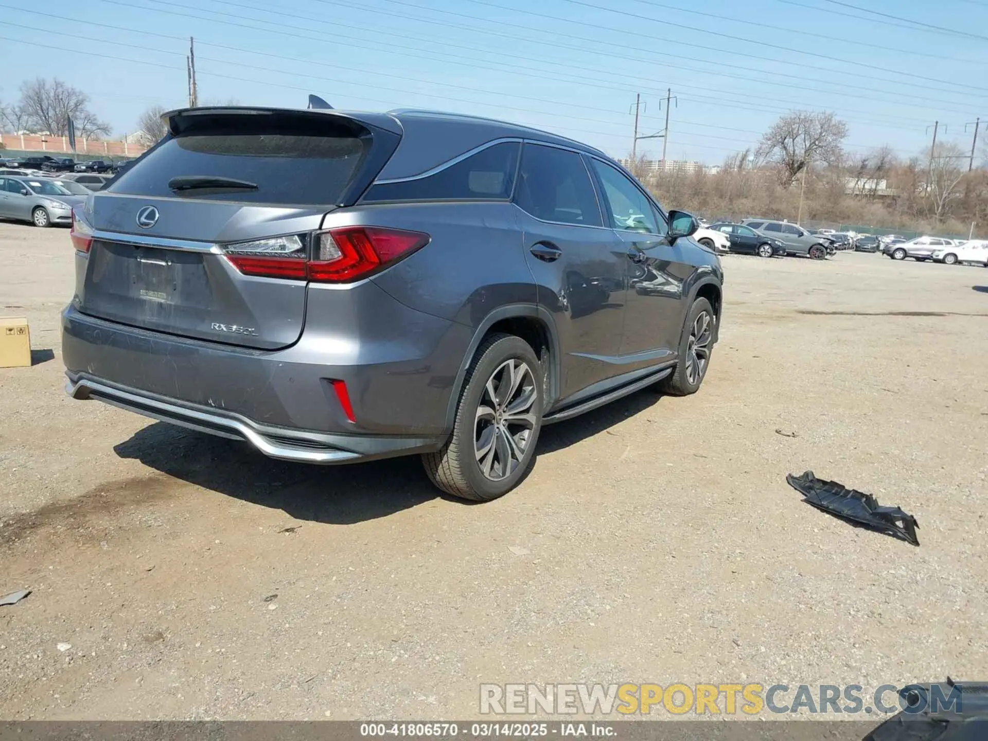 4 Photograph of a damaged car JTJDZKCA2K2018219 LEXUS RX 350L 2019