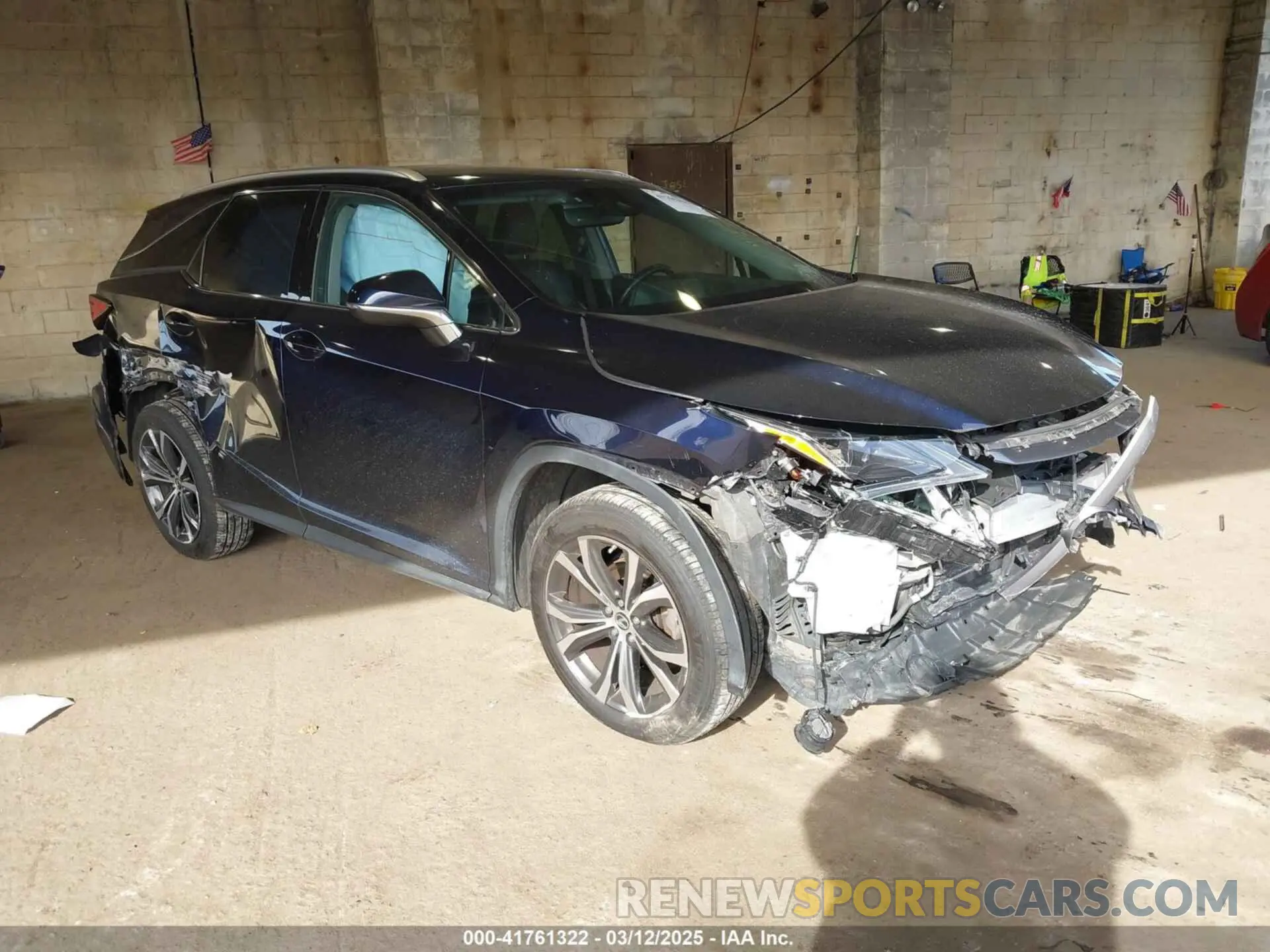 1 Photograph of a damaged car JTJDZKCA4K2021588 LEXUS RX 350L 2019