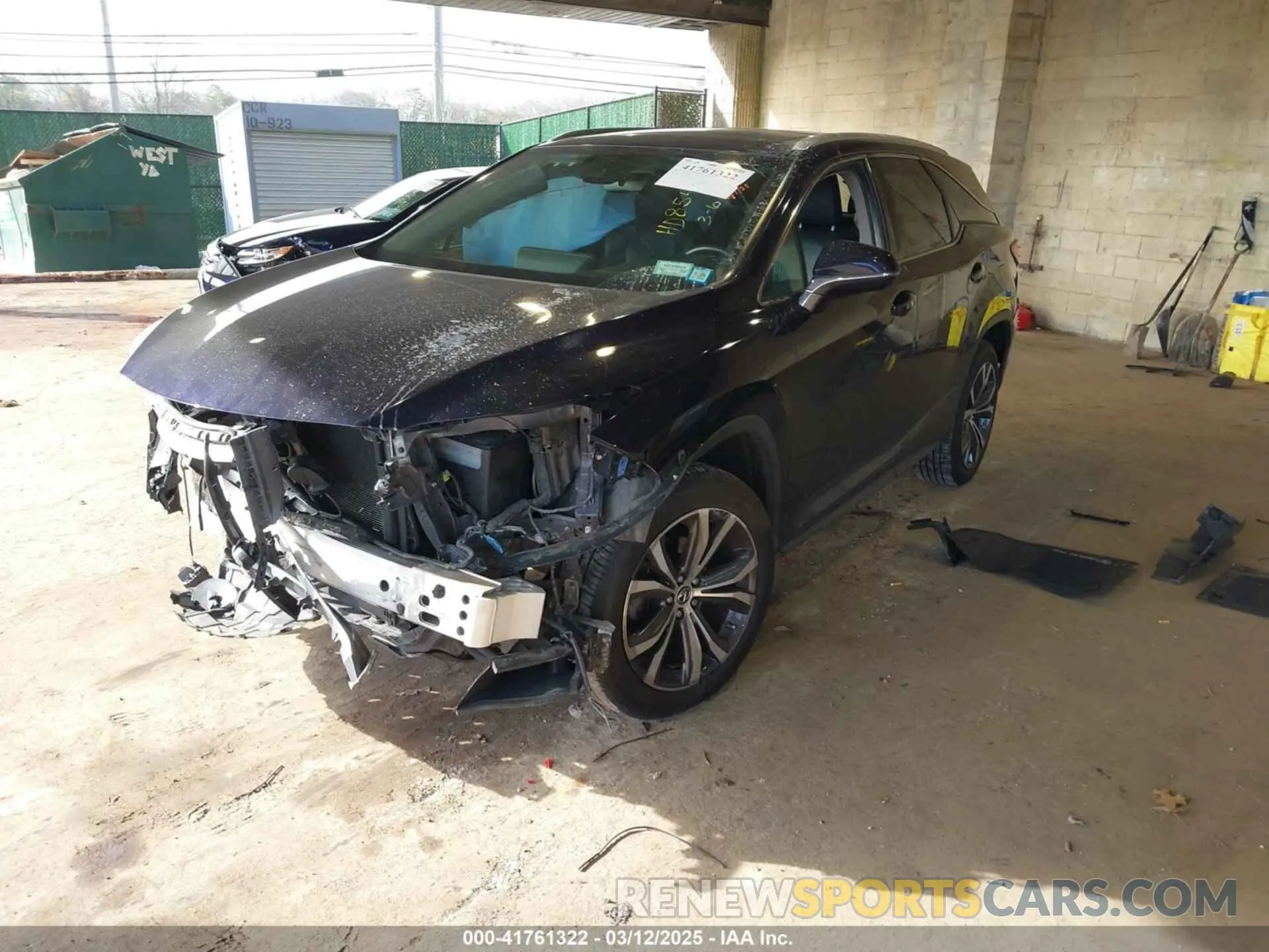 2 Photograph of a damaged car JTJDZKCA4K2021588 LEXUS RX 350L 2019