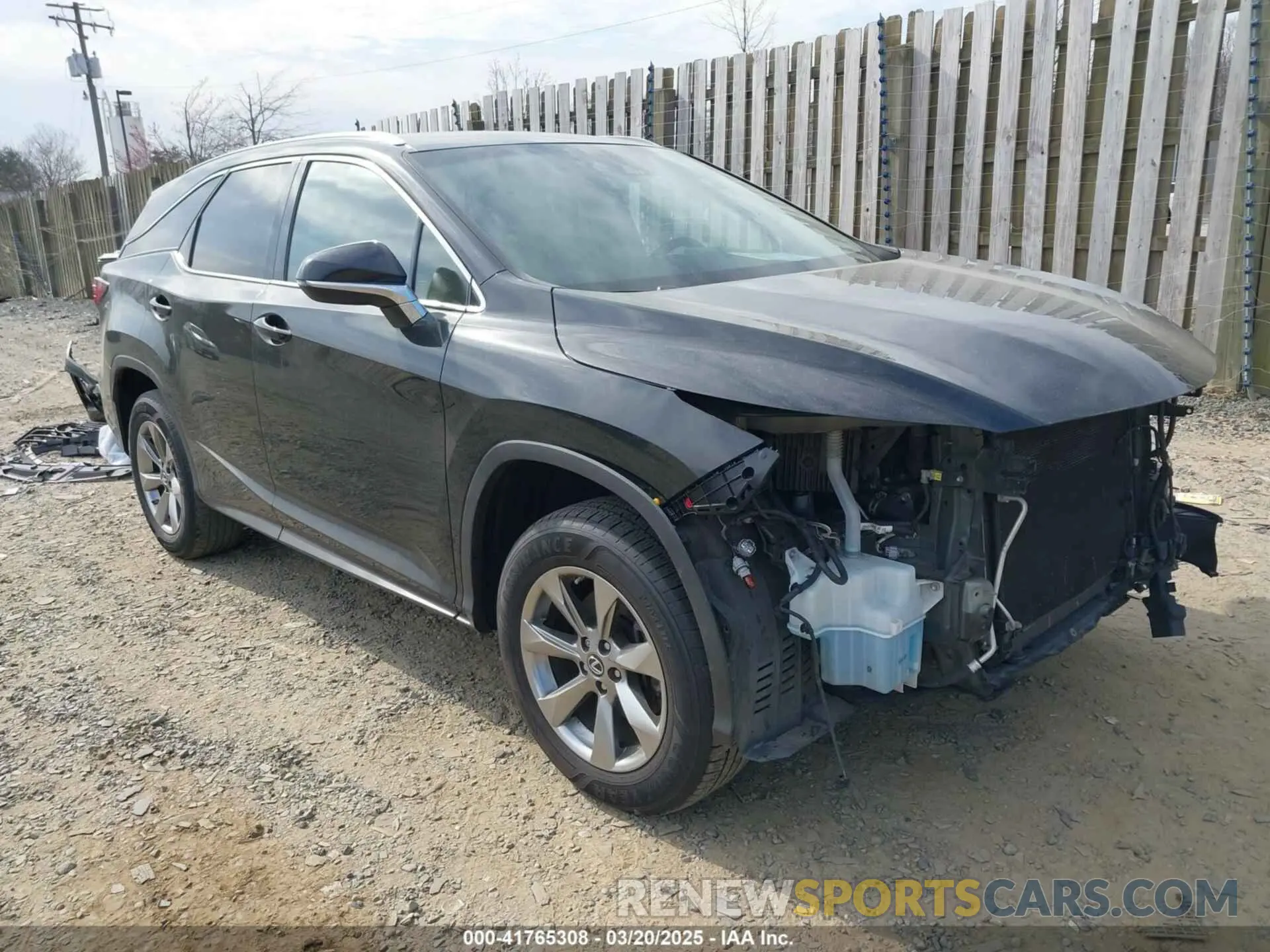 1 Photograph of a damaged car JTJDZKCA7K2017342 LEXUS RX 350L 2019