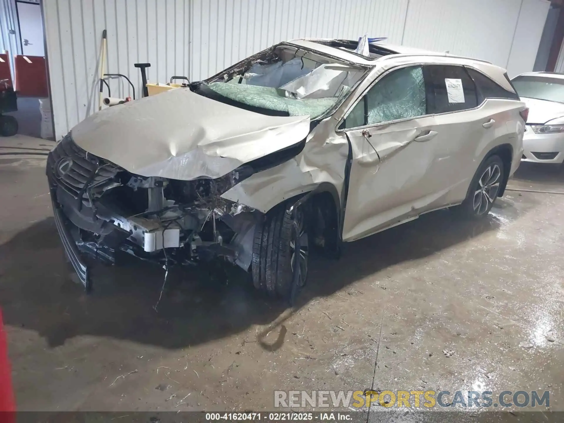 2 Photograph of a damaged car JTJDZKCA9K2019772 LEXUS RX 350L 2019