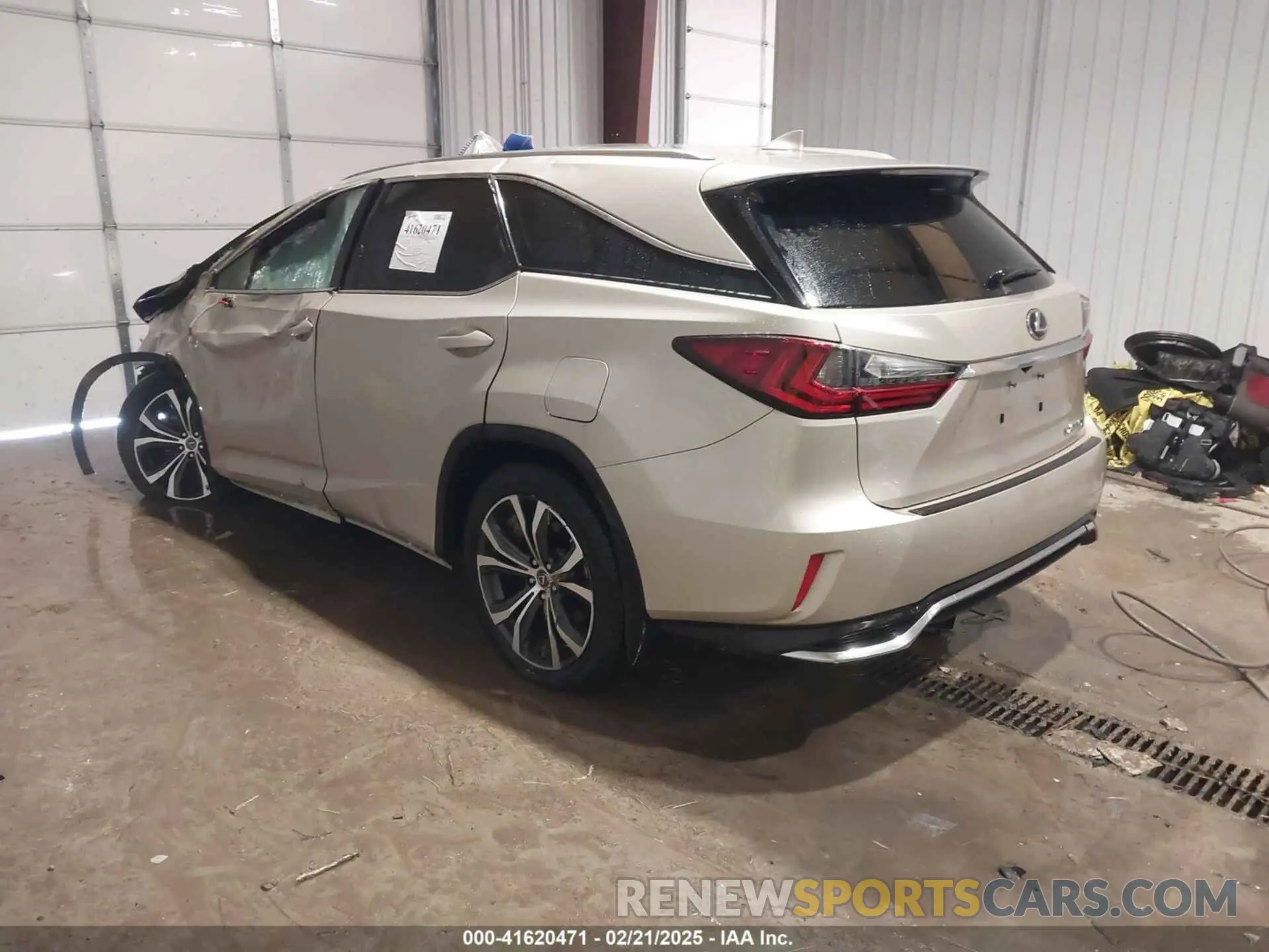 3 Photograph of a damaged car JTJDZKCA9K2019772 LEXUS RX 350L 2019