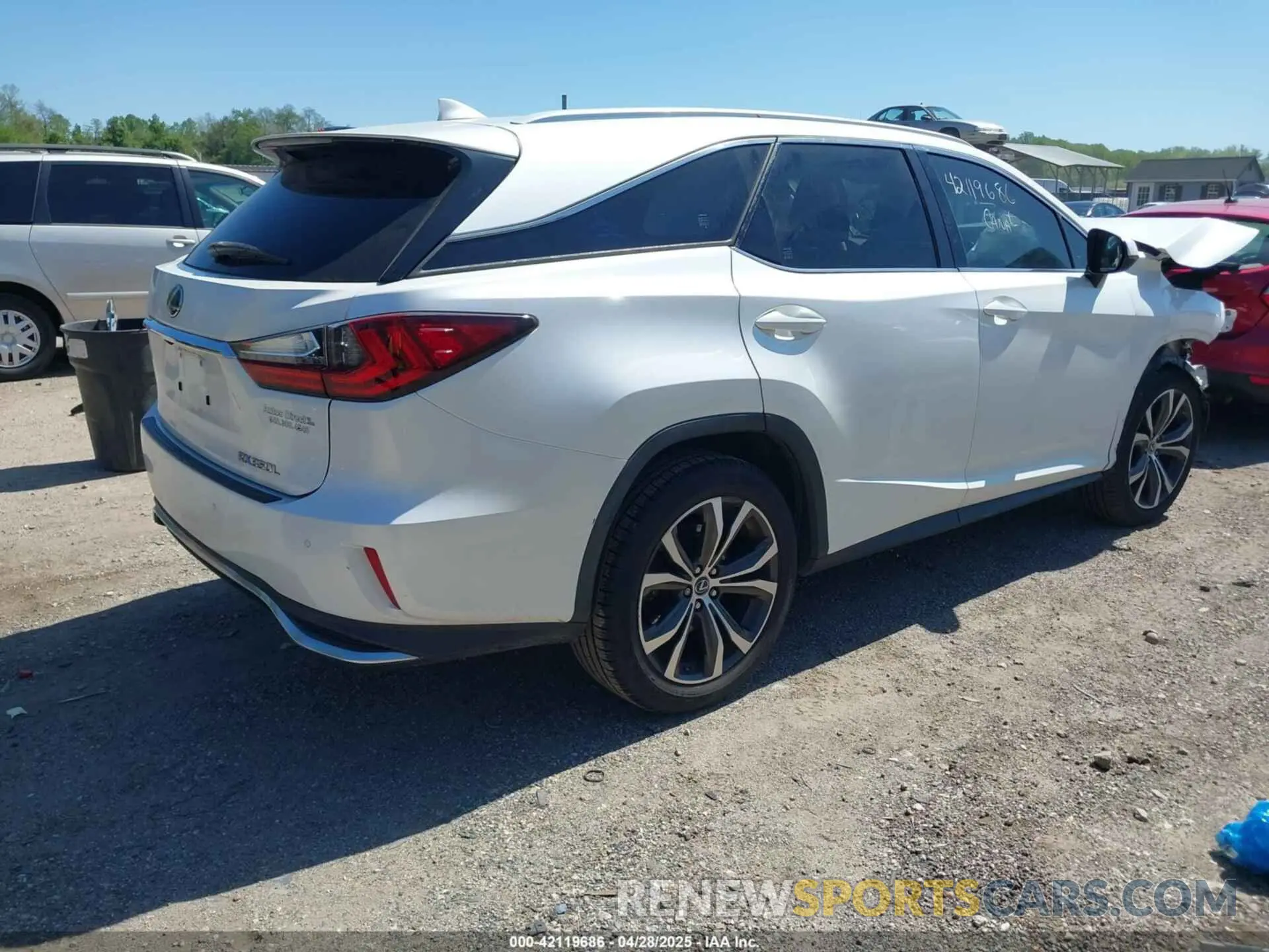 4 Photograph of a damaged car JTJGZKCA1K2012487 LEXUS RX 350L 2019