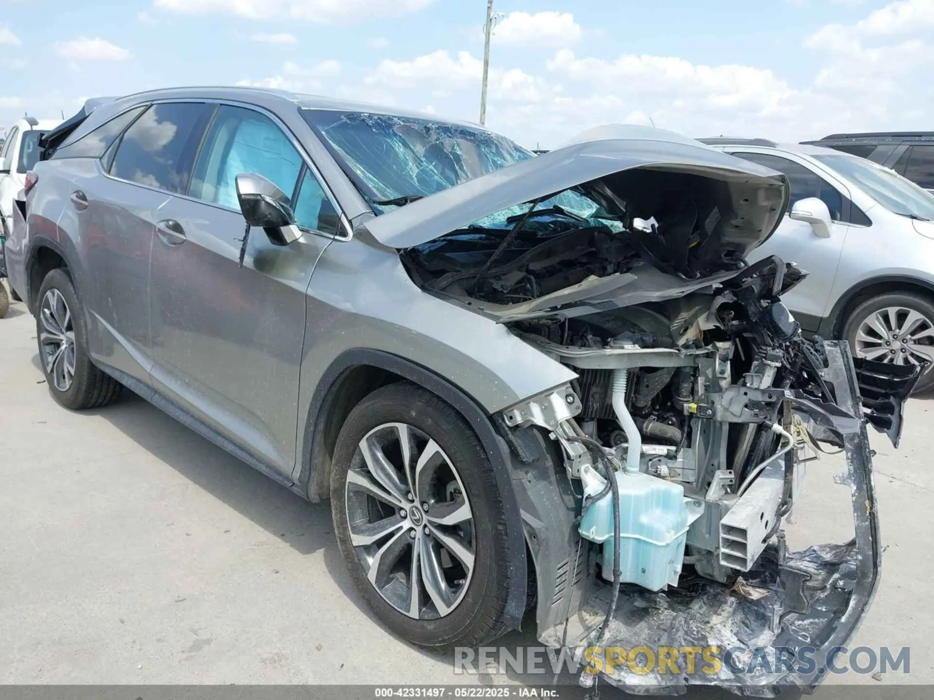 1 Photograph of a damaged car JTJGZKCA5K2012847 LEXUS RX 350L 2019