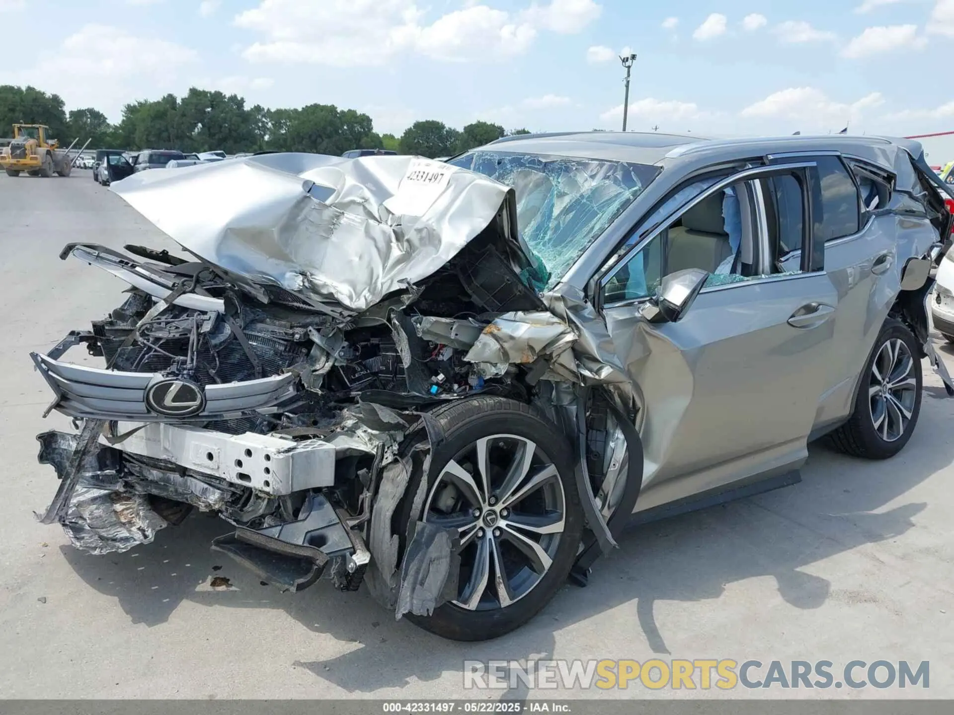 2 Photograph of a damaged car JTJGZKCA5K2012847 LEXUS RX 350L 2019