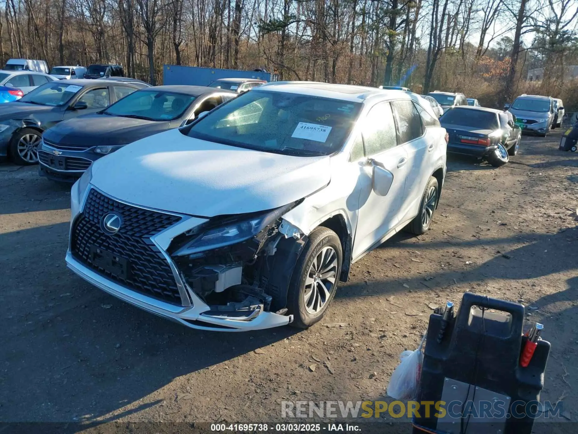 2 Photograph of a damaged car JTJHZKFA3L2026103 LEXUS RX 350L 2020