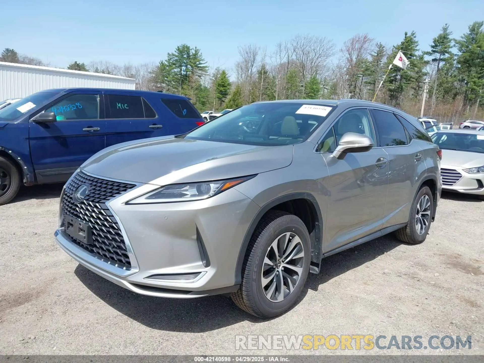 2 Photograph of a damaged car JTJHZKFAXL2025840 LEXUS RX 350L 2020
