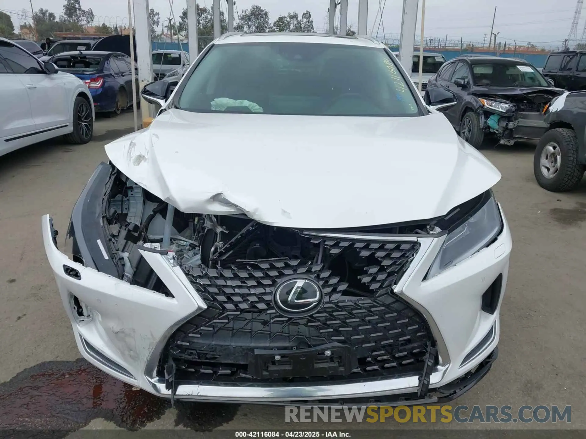 12 Photograph of a damaged car JTJHZKEA4N2023876 LEXUS RX 350L 2022