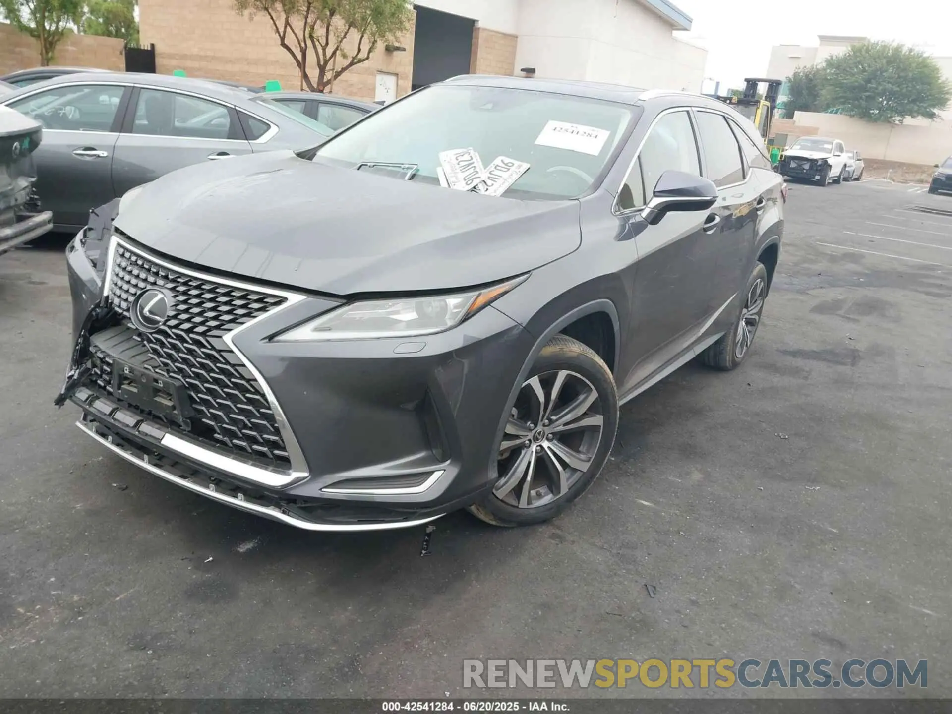 2 Photograph of a damaged car JTJHZKFA6N2043285 LEXUS RX 350L 2022