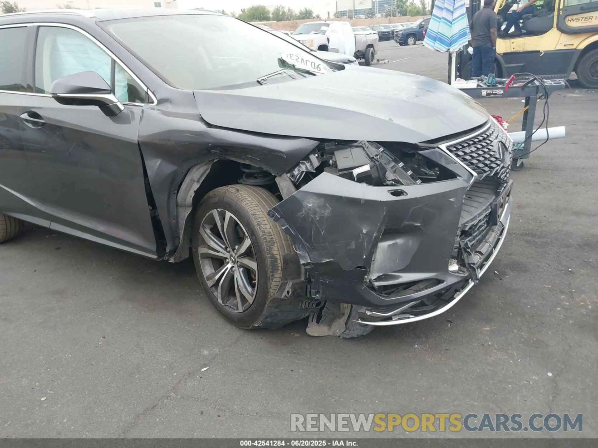 6 Photograph of a damaged car JTJHZKFA6N2043285 LEXUS RX 350L 2022