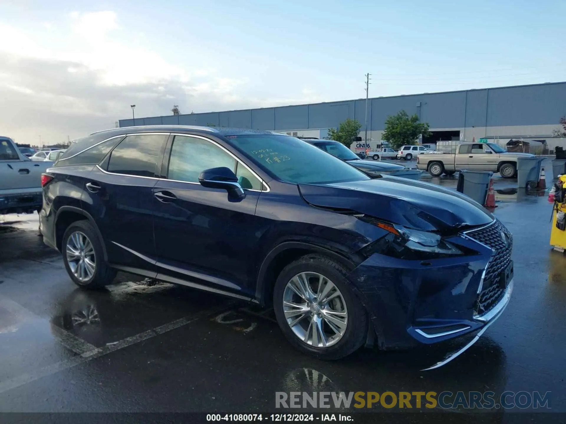 1 Photograph of a damaged car JTJHZKFA9N2038985 LEXUS RX 350L 2022