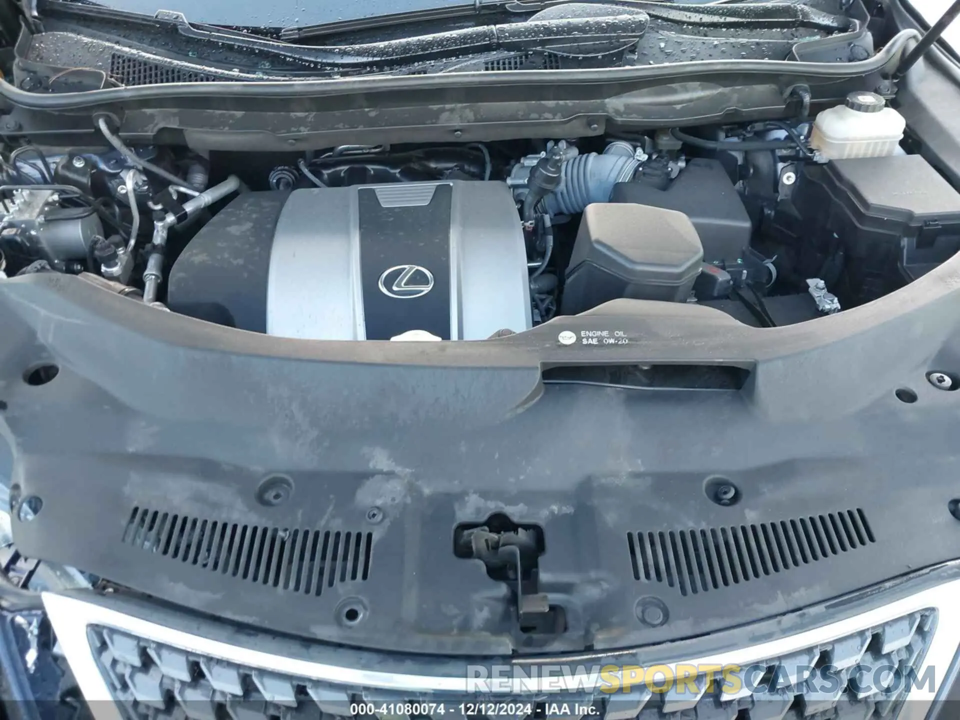 10 Photograph of a damaged car JTJHZKFA9N2038985 LEXUS RX 350L 2022