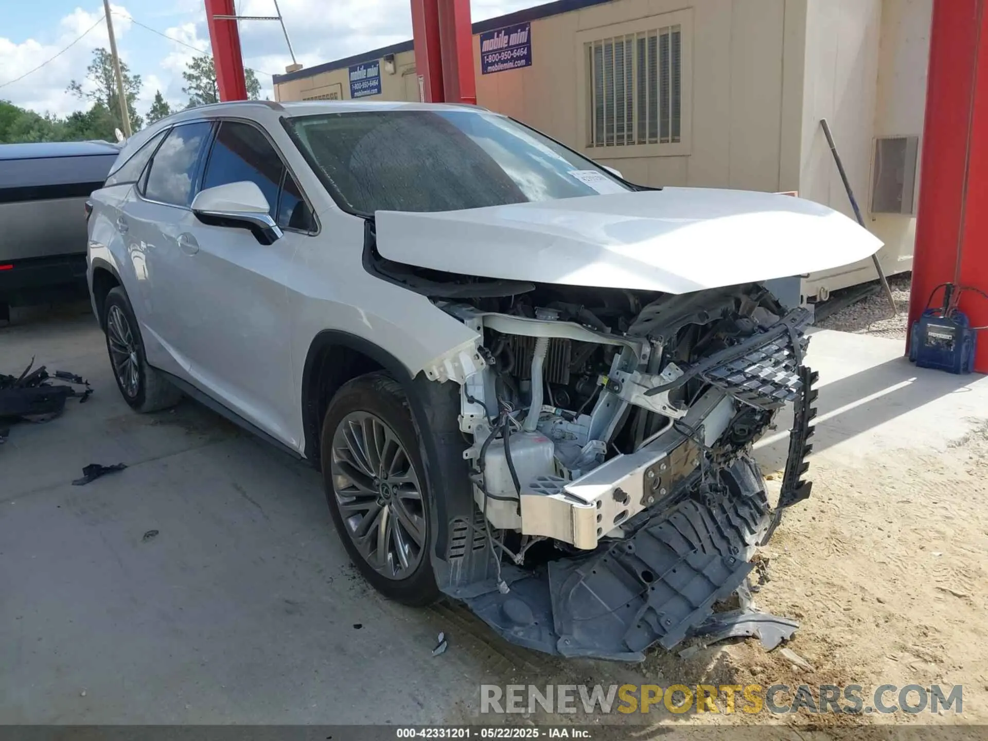 1 Photograph of a damaged car JTJJZKEA8N2026796 LEXUS RX 350L 2022