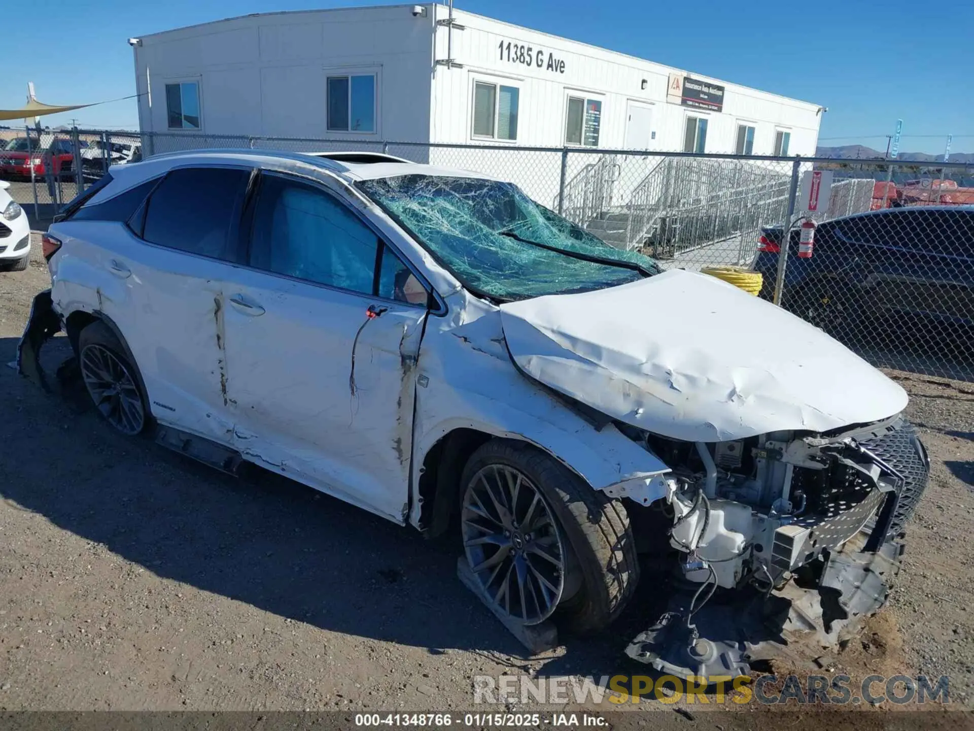 1 Photograph of a damaged car 2T2BGMCA1KC041547 LEXUS RX 450H 2019