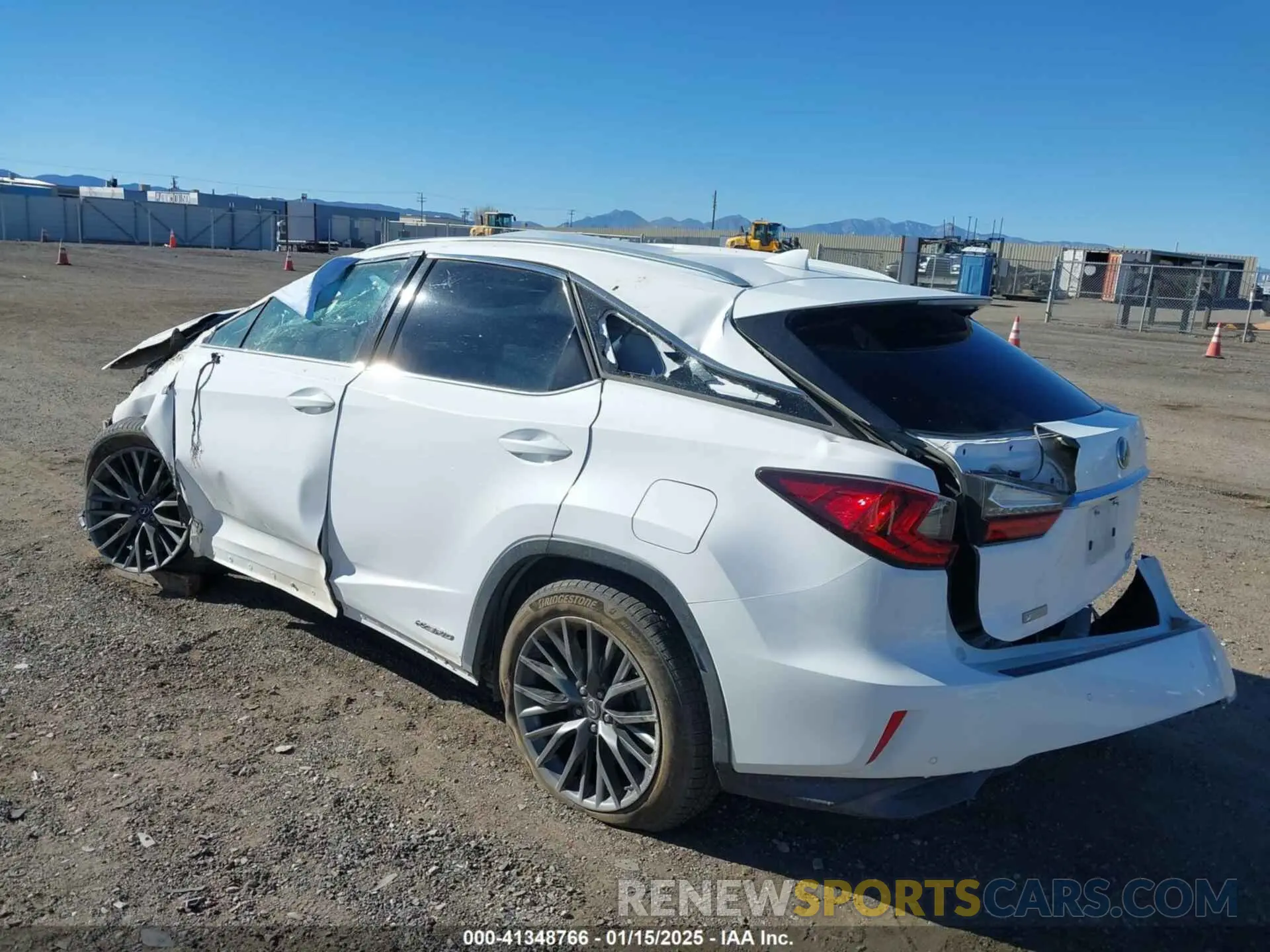 3 Photograph of a damaged car 2T2BGMCA1KC041547 LEXUS RX 450H 2019