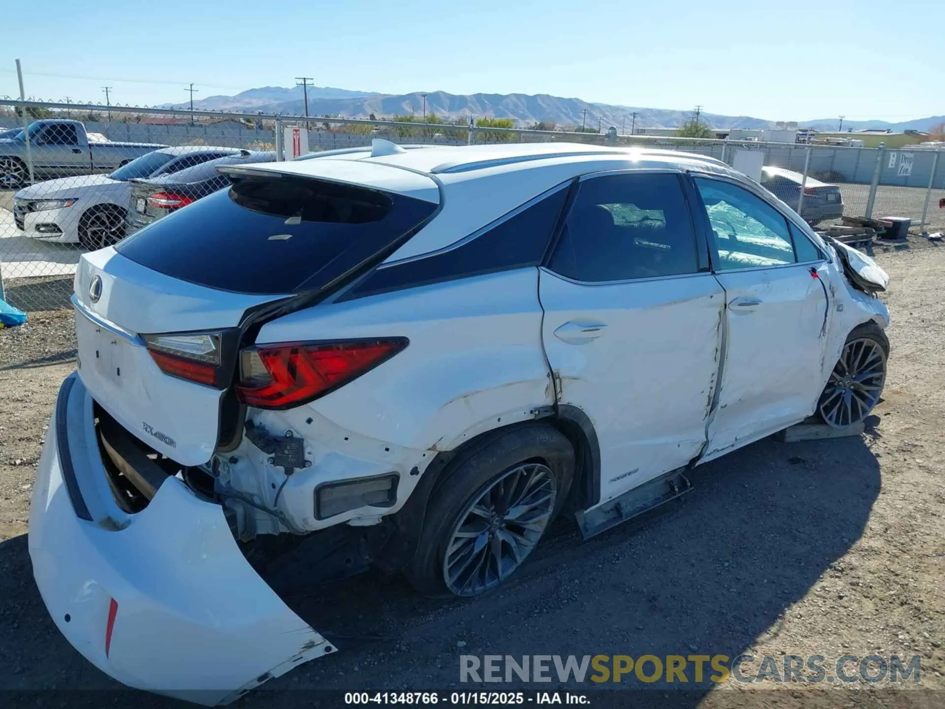 4 Photograph of a damaged car 2T2BGMCA1KC041547 LEXUS RX 450H 2019