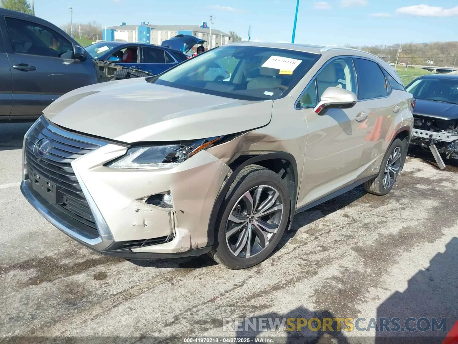2 Photograph of a damaged car 2T2BGMCA3KC040061 LEXUS RX 450H 2019