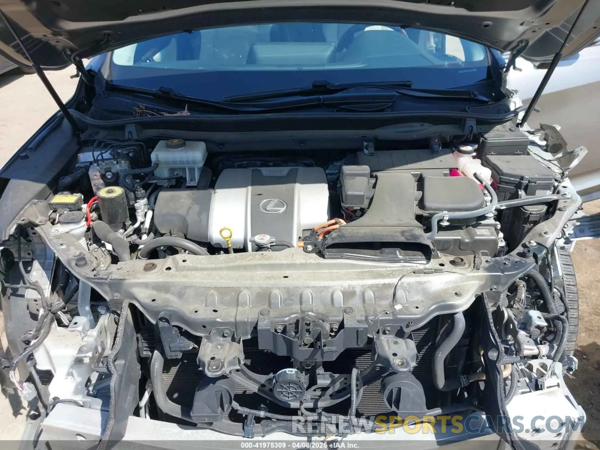 10 Photograph of a damaged car 2T2BGMCA4KC042885 LEXUS RX 450H 2019