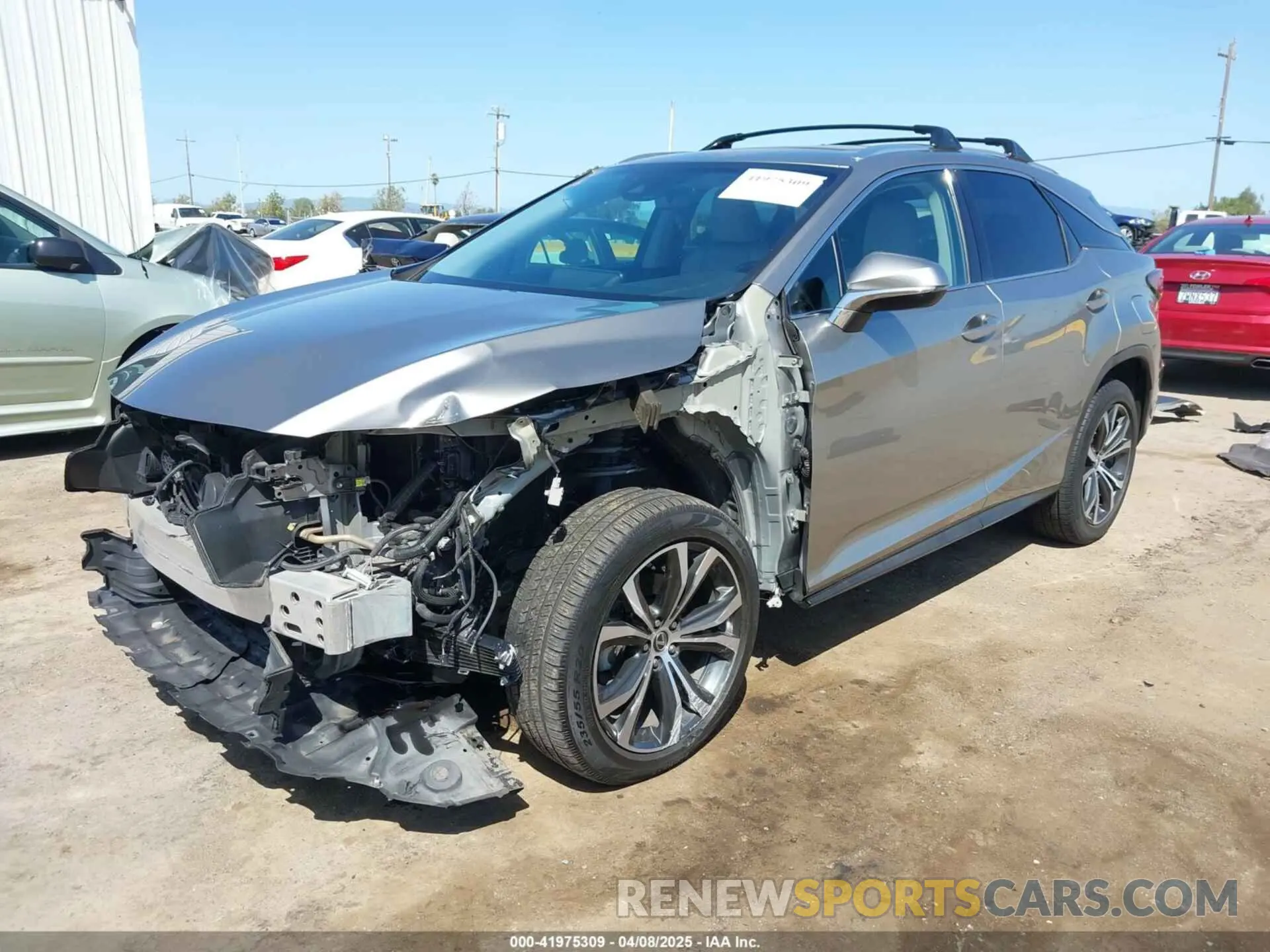 2 Photograph of a damaged car 2T2BGMCA4KC042885 LEXUS RX 450H 2019