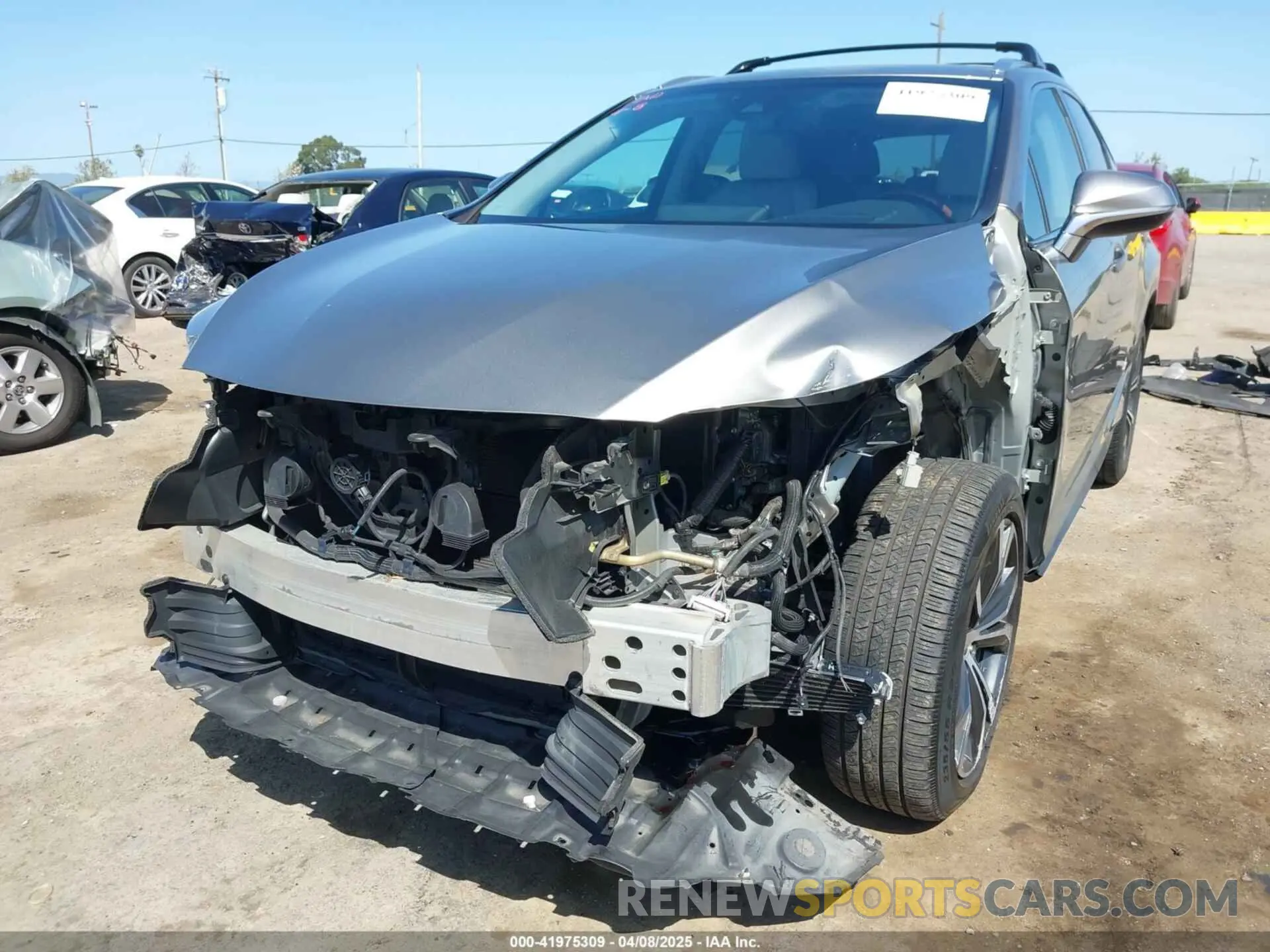 6 Photograph of a damaged car 2T2BGMCA4KC042885 LEXUS RX 450H 2019