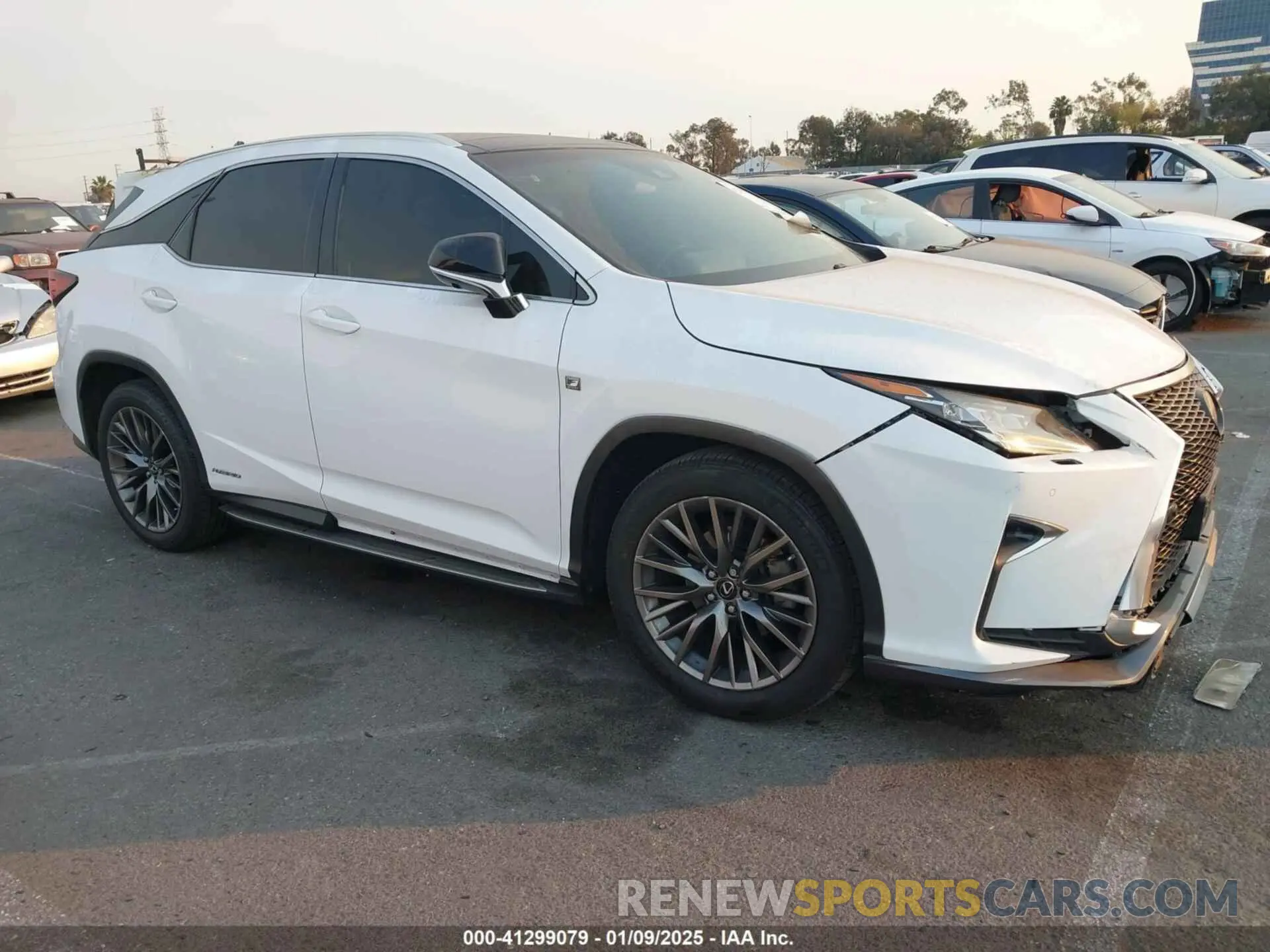 13 Photograph of a damaged car 2T2BGMCAXKC036573 LEXUS RX 450H 2019