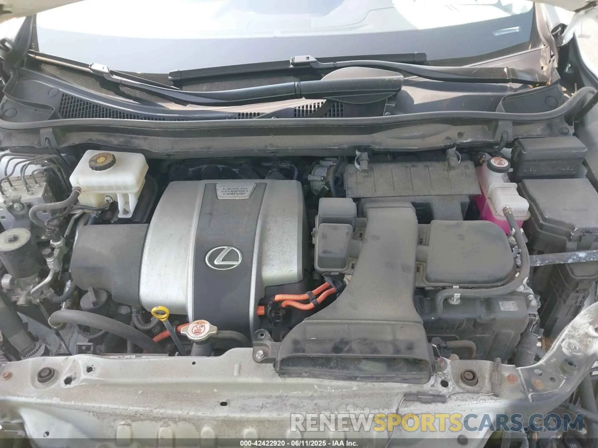 10 Photograph of a damaged car 2T2HGMDAXLC052802 LEXUS RX 450H 2020