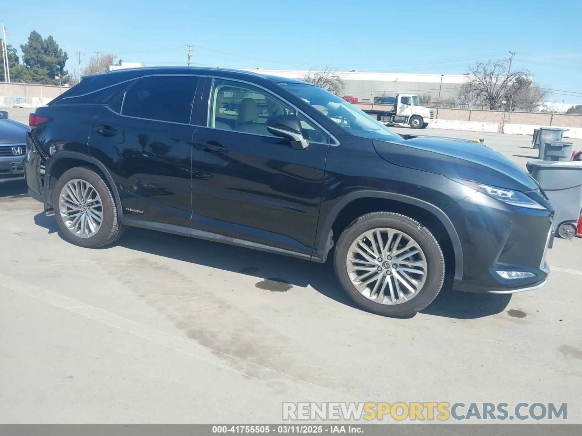 1 Photograph of a damaged car 2T2JGMDA0LC048405 LEXUS RX 450H 2020