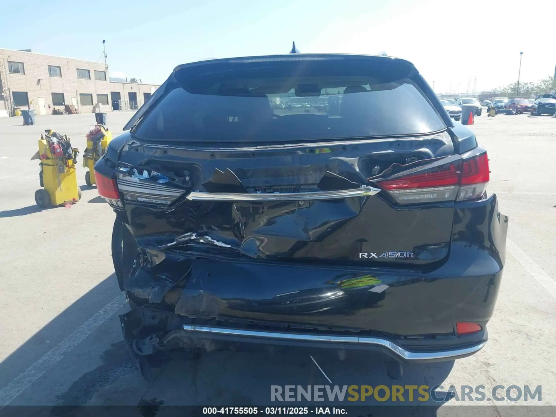 16 Photograph of a damaged car 2T2JGMDA0LC048405 LEXUS RX 450H 2020