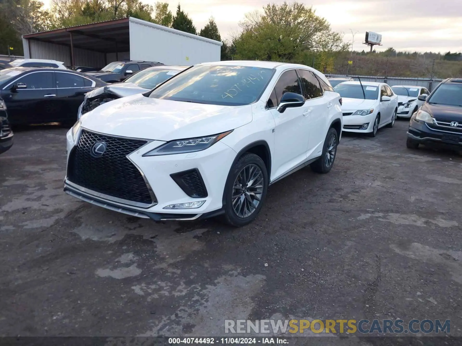 2 Photograph of a damaged car 2T2SGMDA2LC049673 LEXUS RX 450H 2020