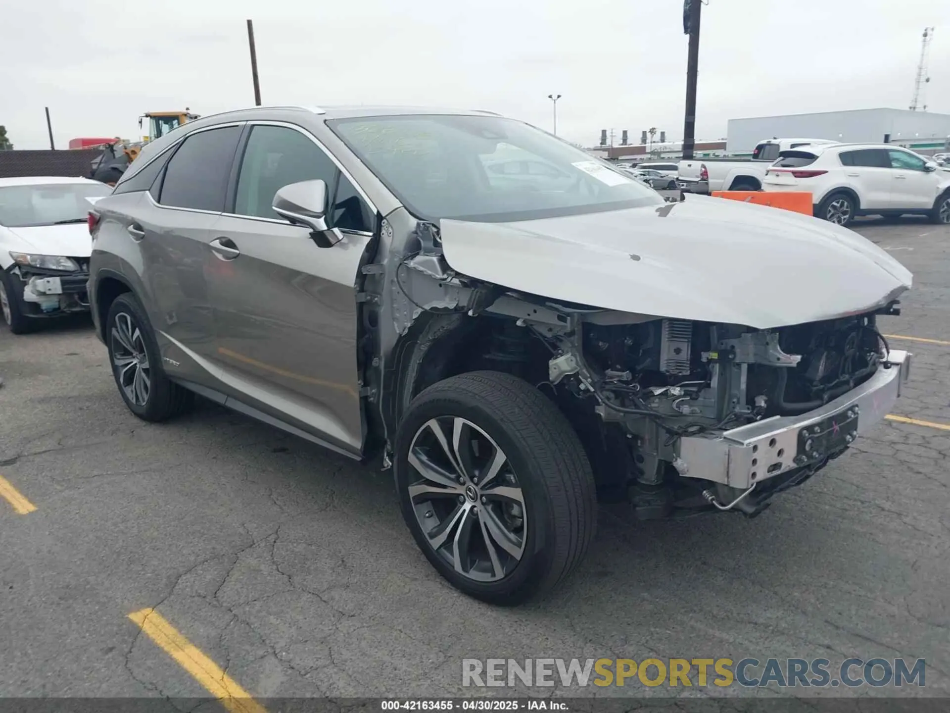 1 Photograph of a damaged car 2T2HGMDA3MC060208 LEXUS RX 450H 2021
