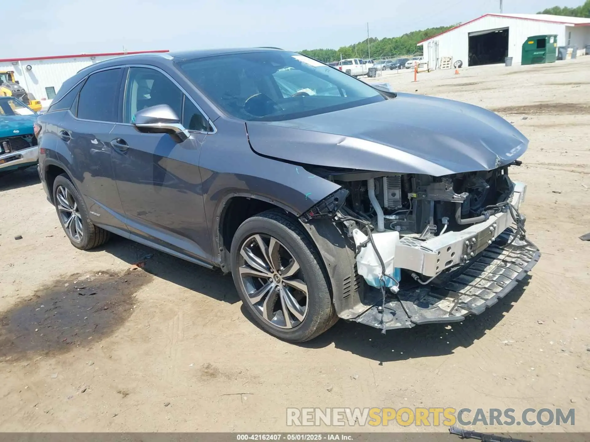1 Photograph of a damaged car 2T2HGMDA6MC065516 LEXUS RX 450H 2021