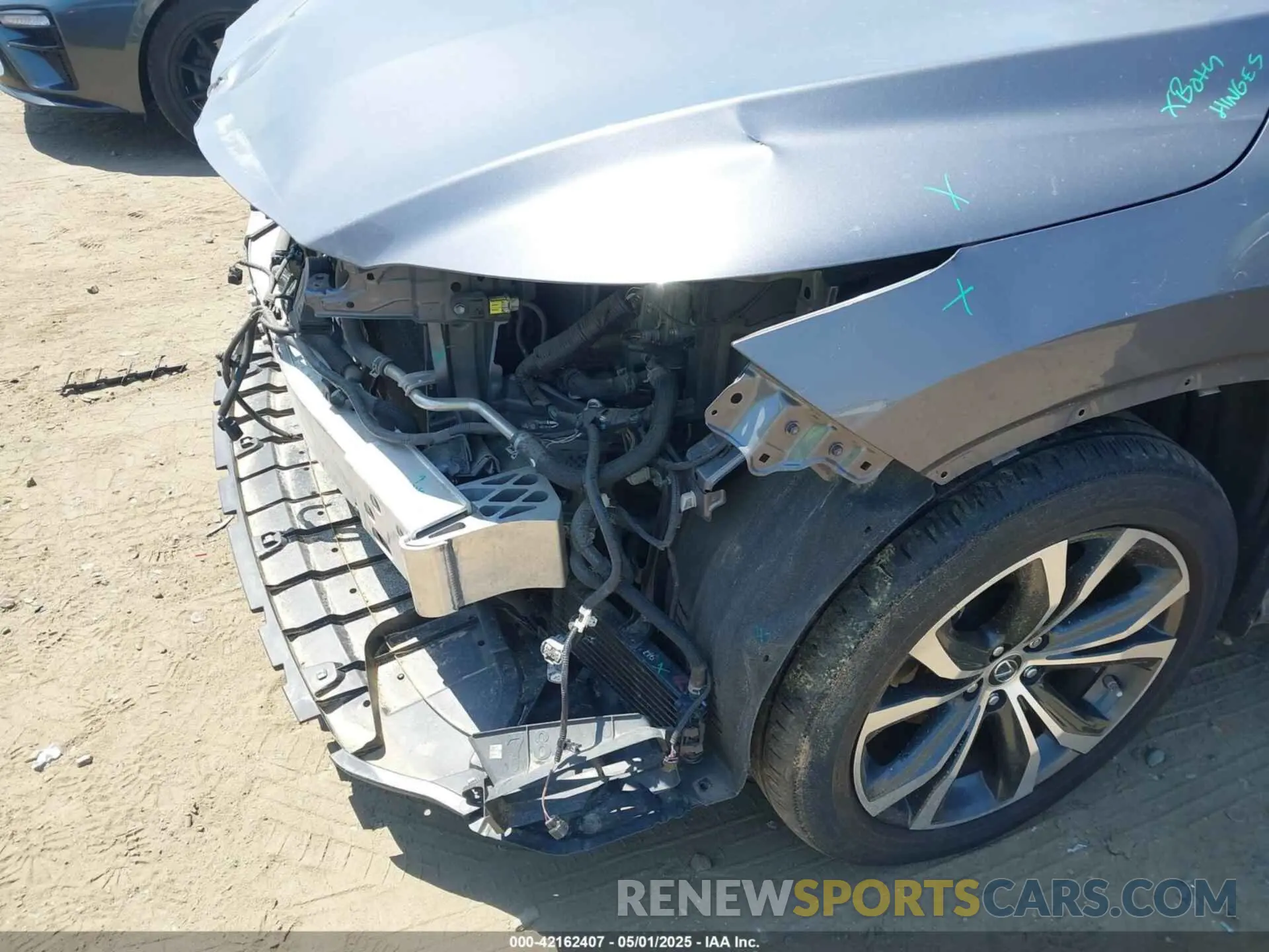 19 Photograph of a damaged car 2T2HGMDA6MC065516 LEXUS RX 450H 2021